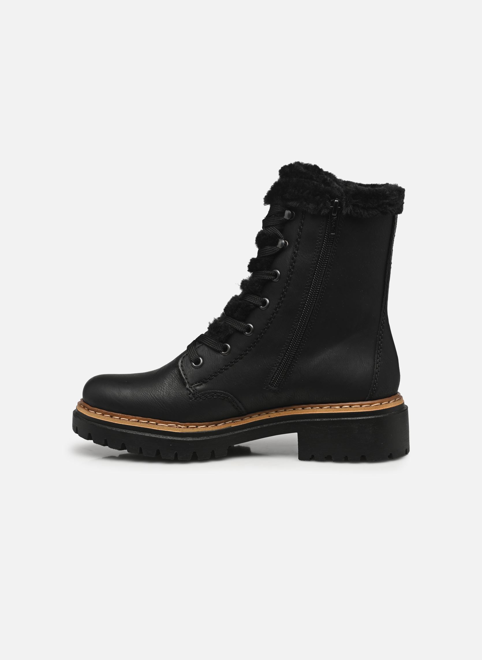 Veterlaarsjes 72625 dames zwart Rieker Veterlaarsjes 72625 dames zwart SCHWARZ/NERO