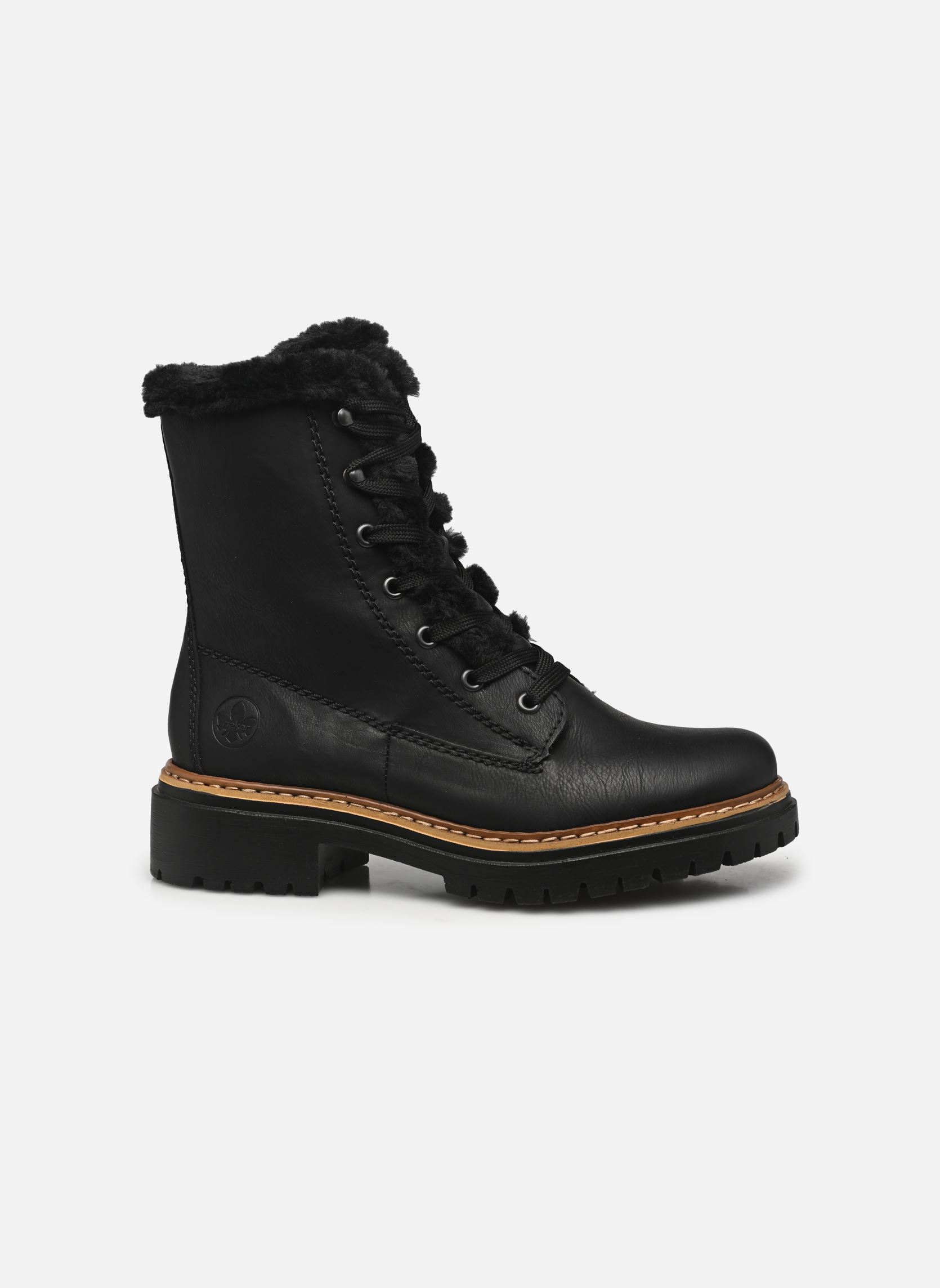 Veterlaarsjes 72625 dames zwart Rieker Veterlaarsjes 72625 dames zwart SCHWARZ/NERO