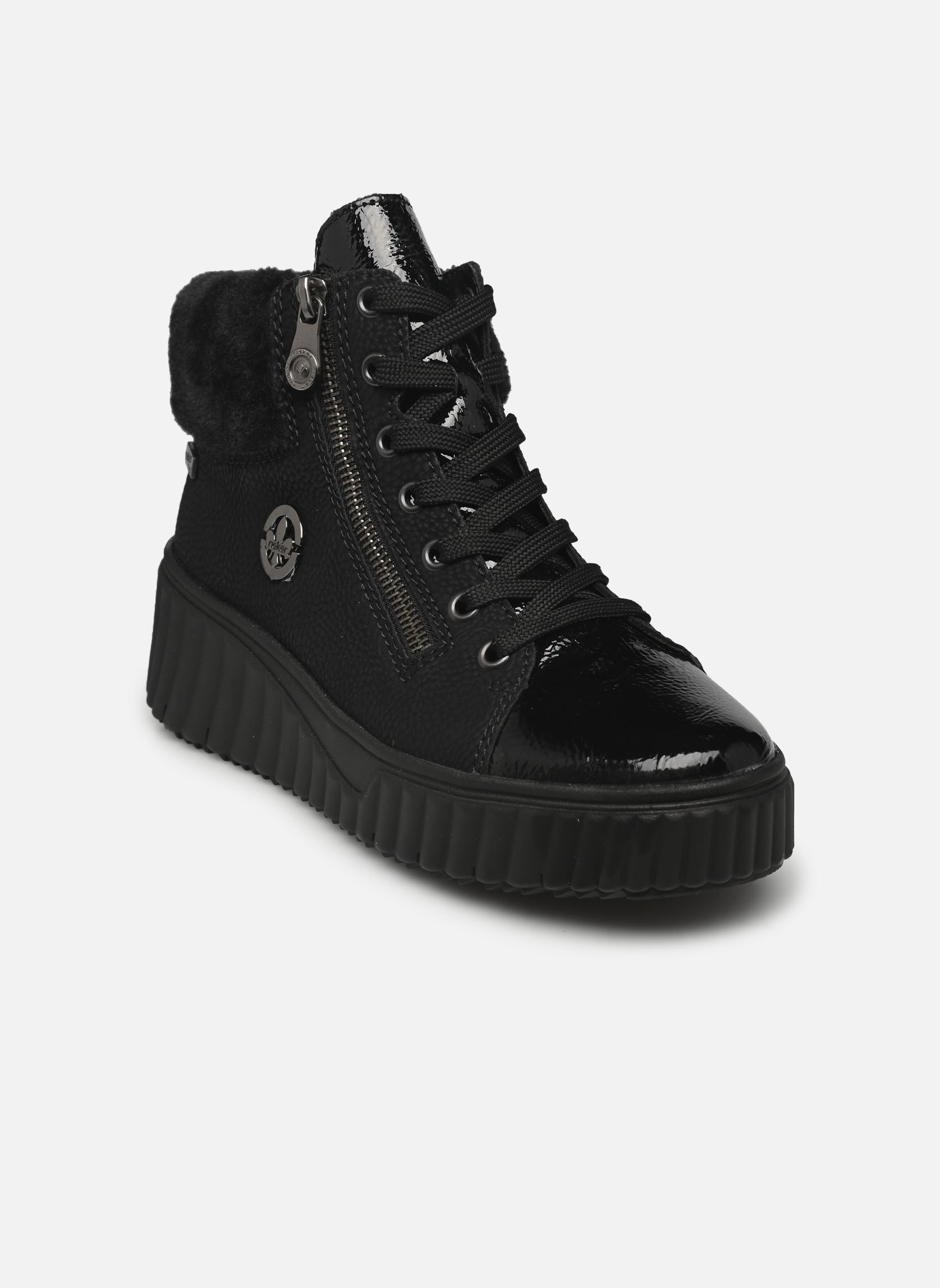 Baskets montantes N2505 femme noir Rieker Baskets montantes N2505 femme noir BLACK/SCHWARZ/NERO