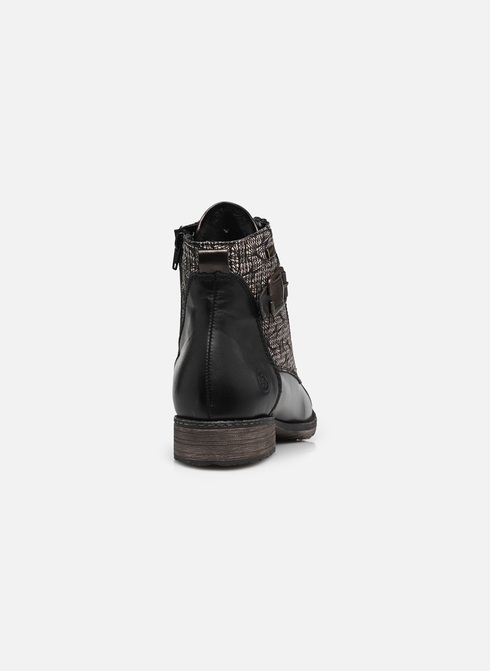 Veterlaarsjes D4381 dames zwart Remonte Veterlaarsjes D4381 dames zwart SCHWARZ/ANTIK/BEIGE-SCHWARZ/SC
