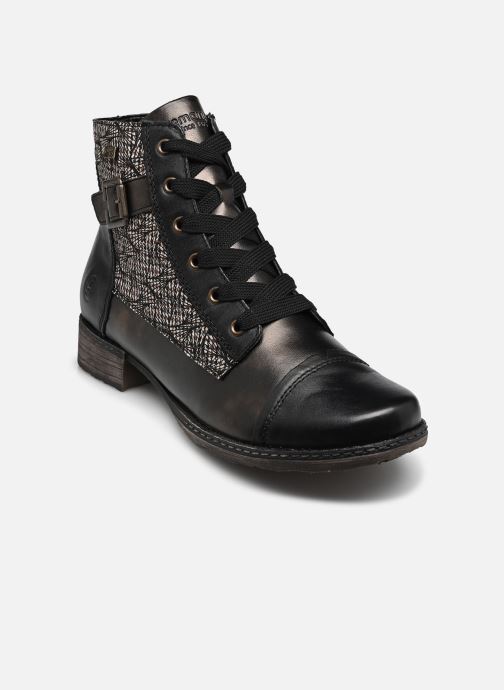 Remonte Veterlaarsjes D4381 dames zwart