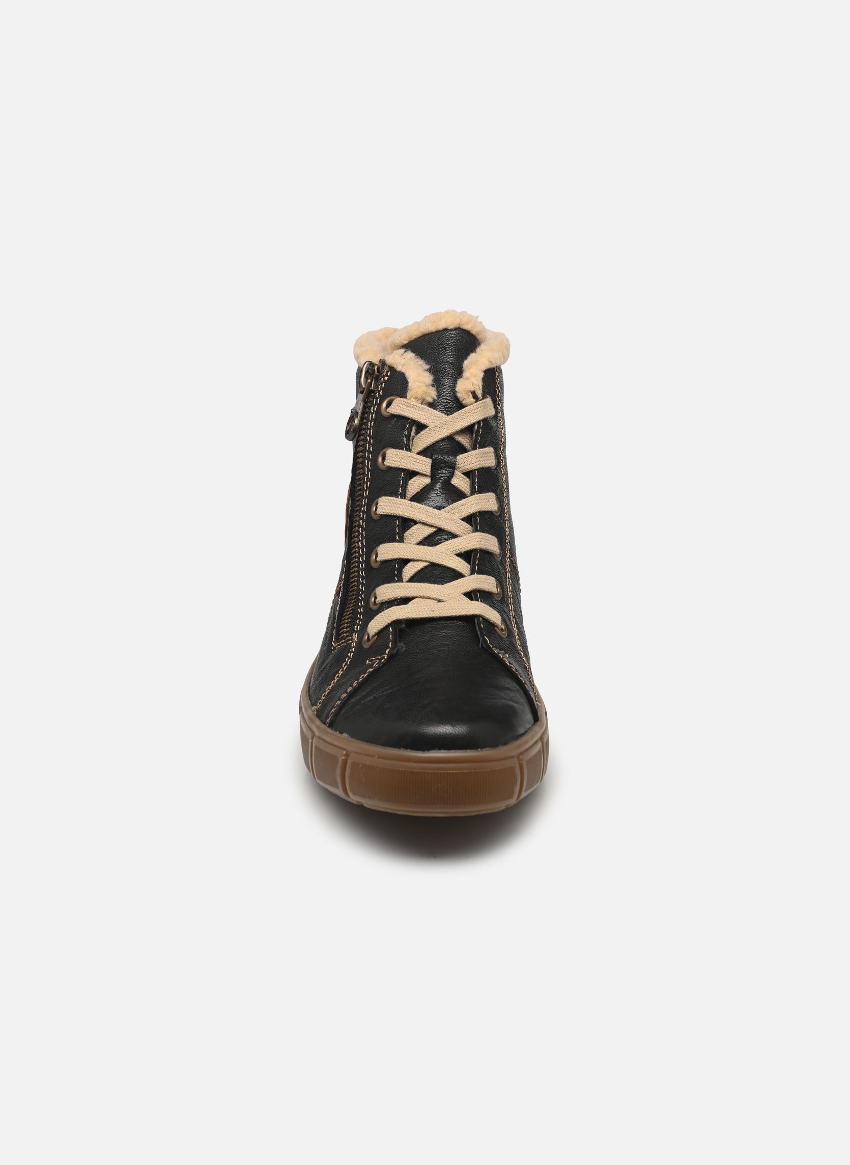 Hoge sneakers D1T72 dames zwart Remonte Hoge sneakers D1T72 dames zwart SCHWARZ/MUSKAT/BEIGE