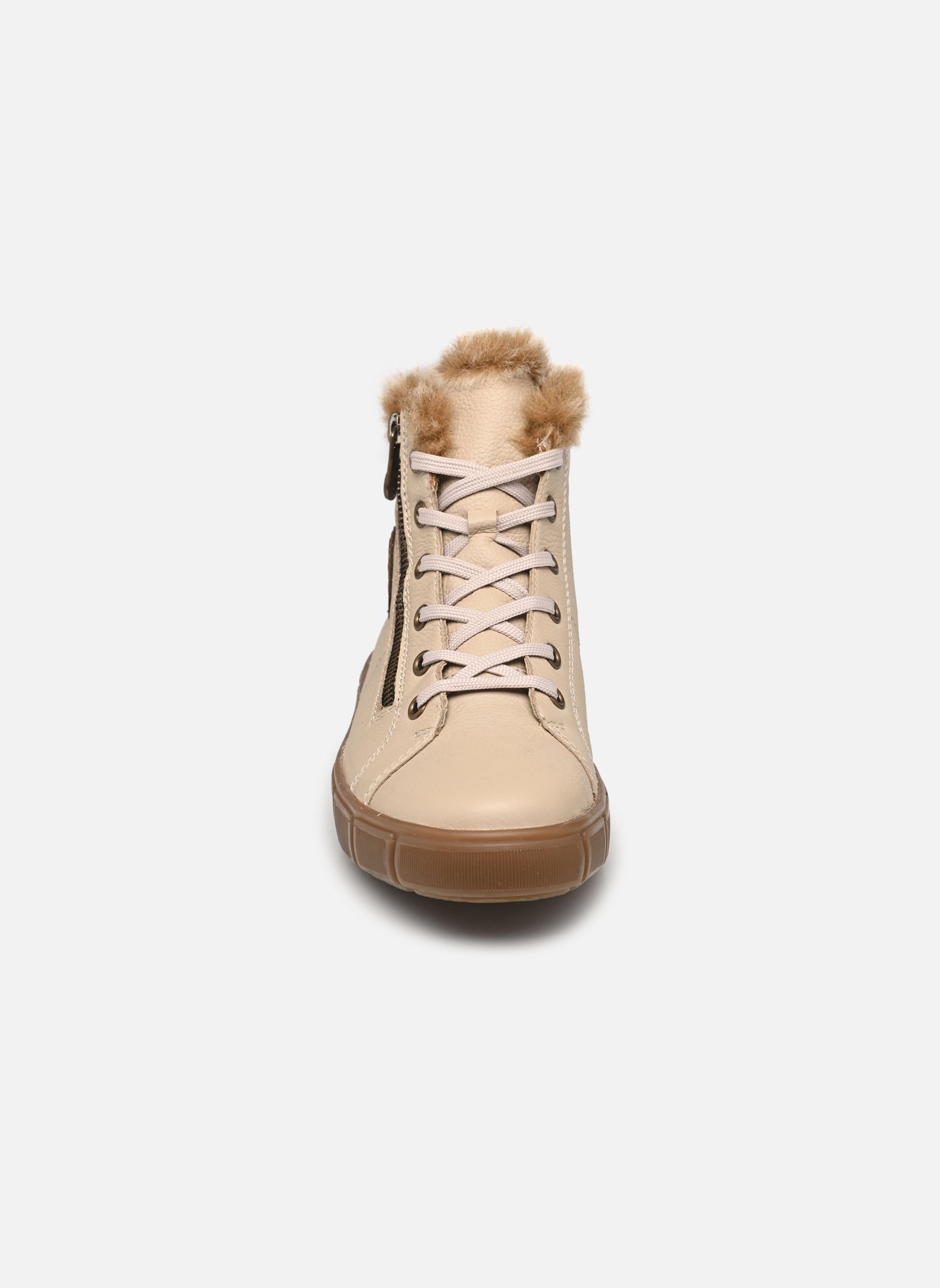 Baskets montantes D1T72 femme beige Remonte Baskets montantes D1T72 femme beige CREMA/MUSKAT/STEPPE