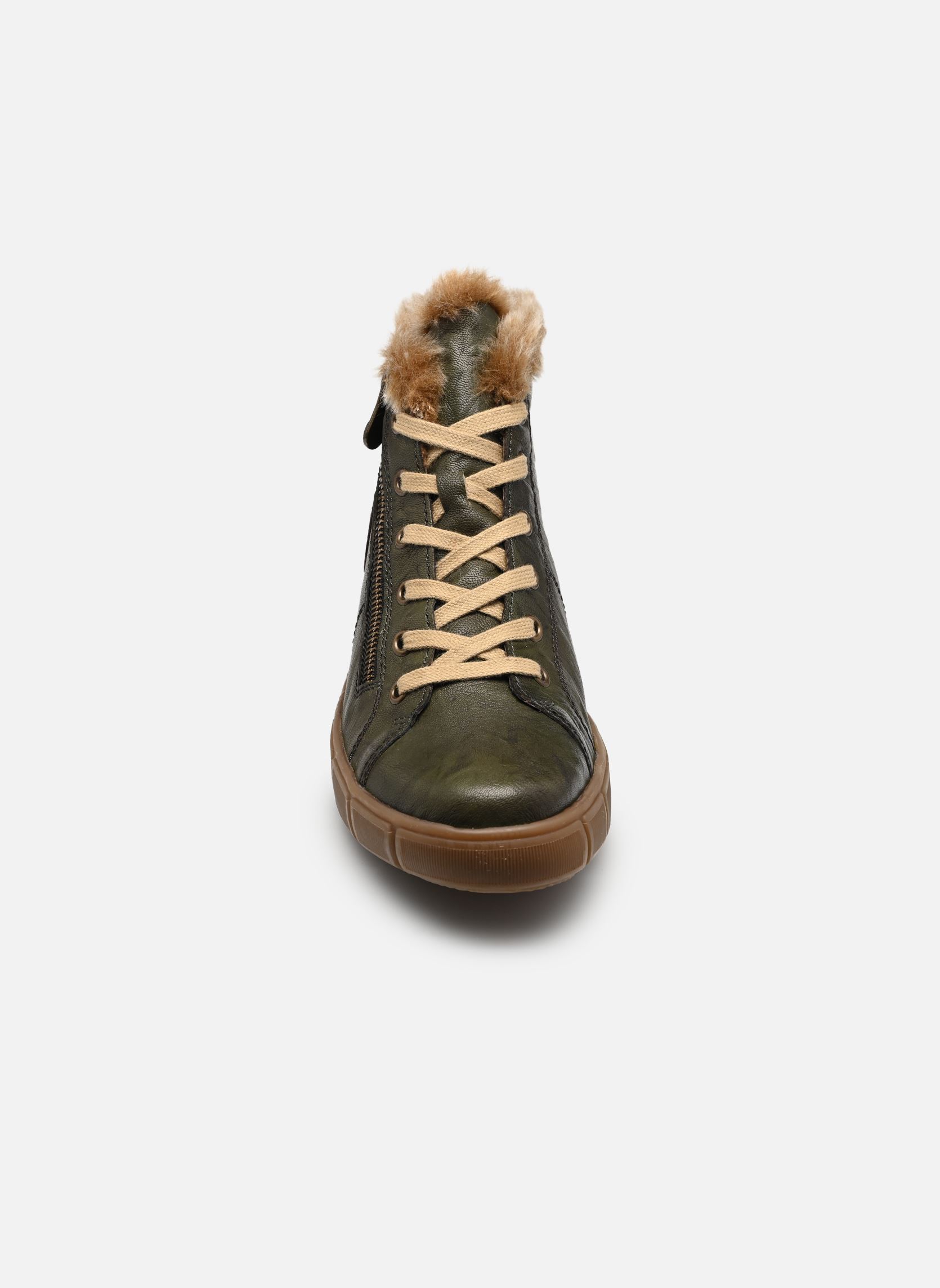 Baskets montantes D1T72 femme vert Remonte Baskets montantes D1T72 femme vert EFEU/MUSKAT/STEPPE