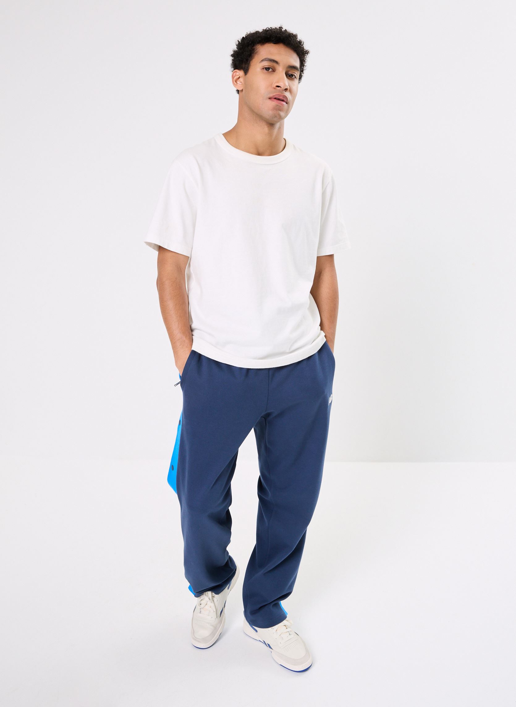 Joggers Pantalon Jogging NB hombre azul New Balance Joggers Pantalon Jogging NB hombre azul NB navy