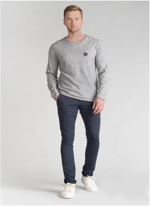 Le temps des cerises Pantalons droits Pantalon slim JOGG Blue homme bleu