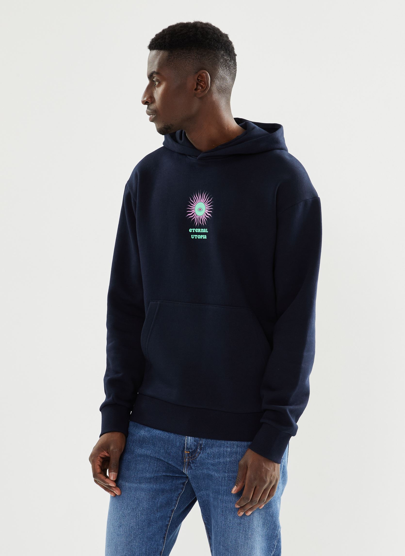 Vêtements Jack & Jones JORBRADLEY MANIFESTO SWEAT HOOD GBS23 LN pour Accessoires