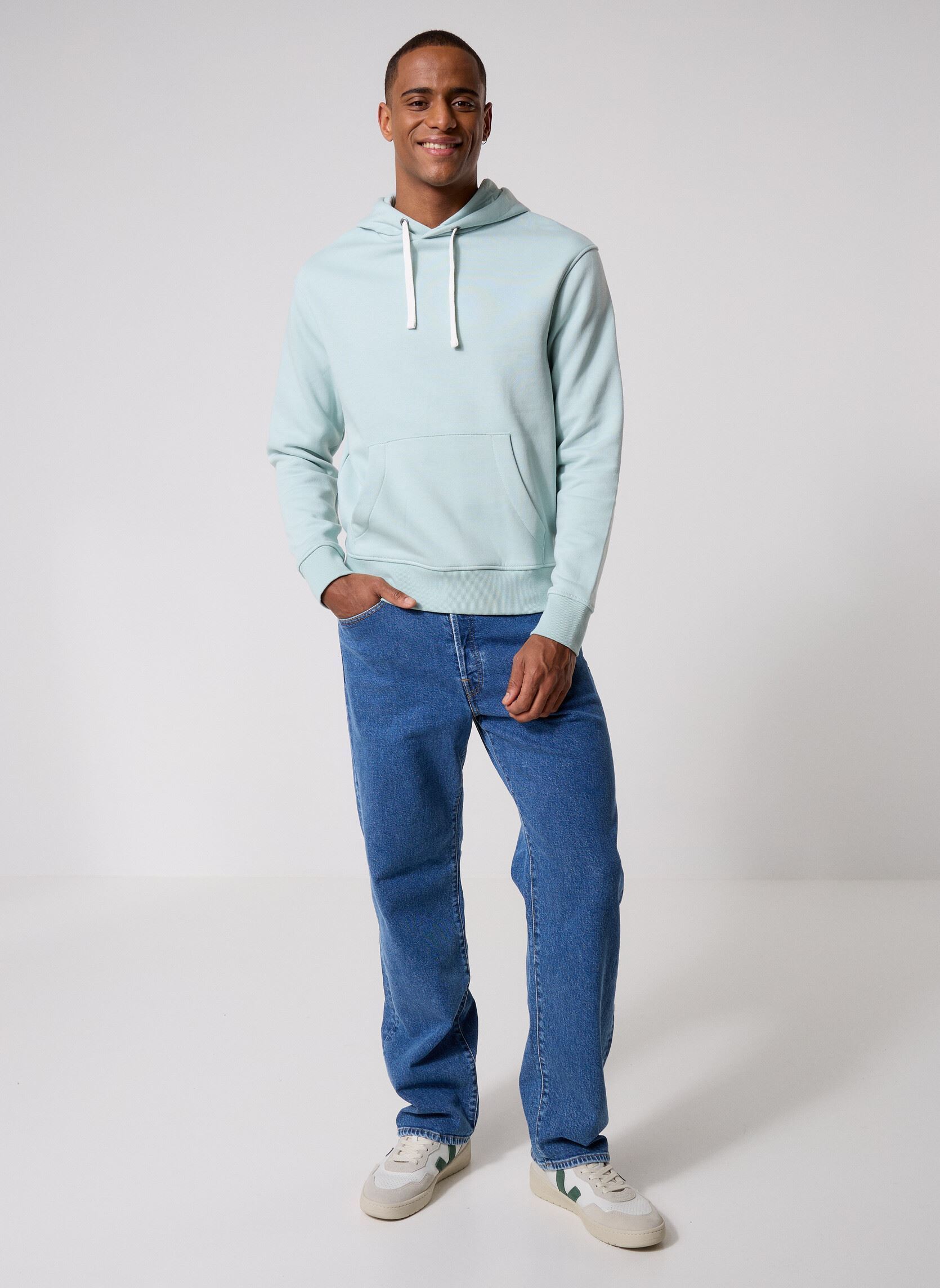 Kapuzenpullover GOOD1 sweat herren blau Marvin&Co Kapuzenpullover GOOD1 sweat herren blau Blue haze