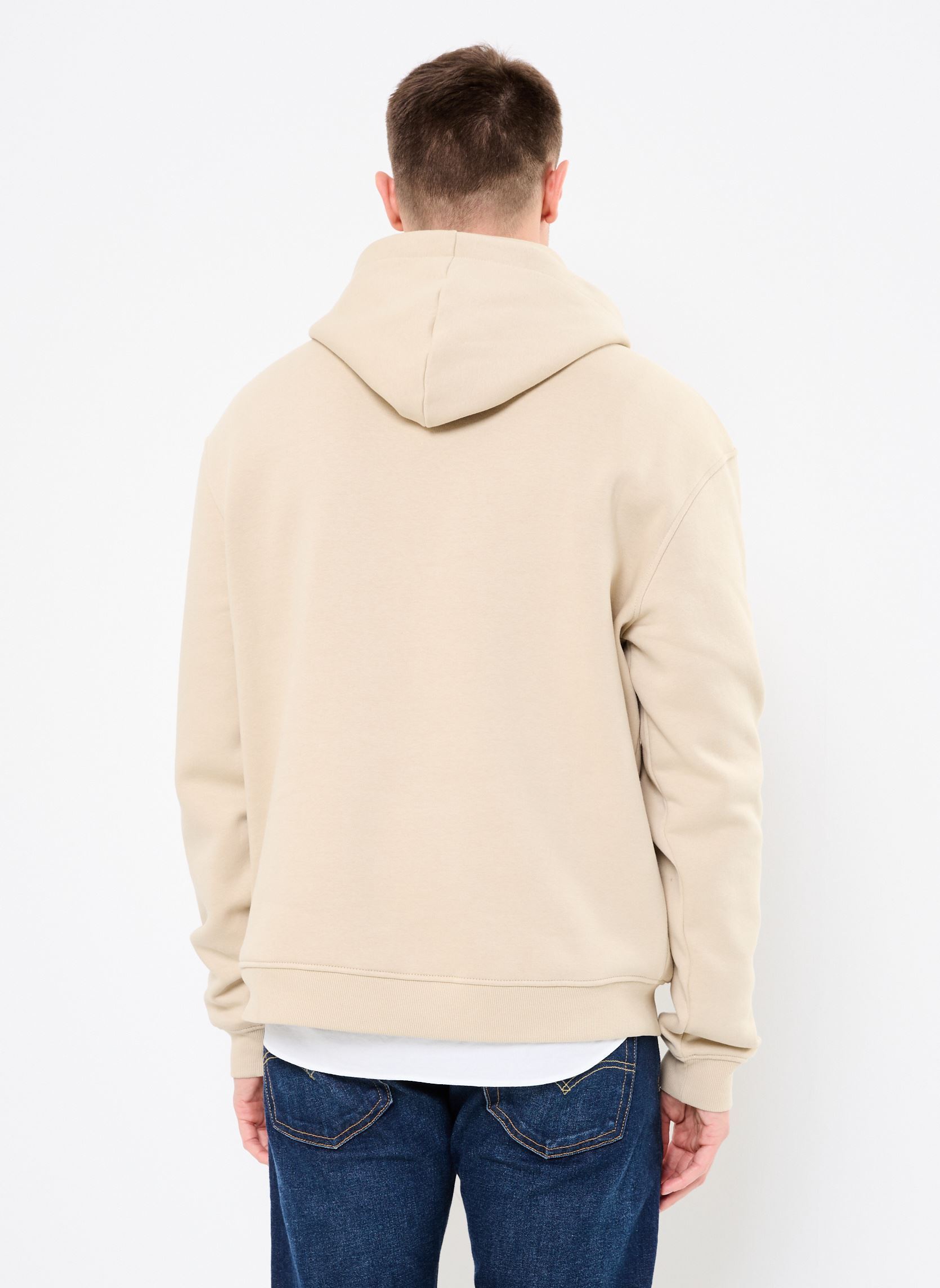 Hoodies GOOD1 sweat heren beige Marvin&Co Hoodies GOOD1 sweat heren beige FIELDS OF RYE