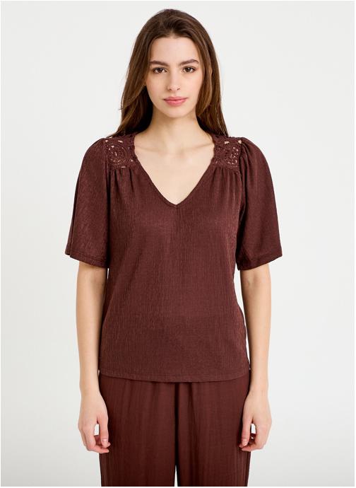 Cache Cache Tee-shirts KRUSTI femme marron