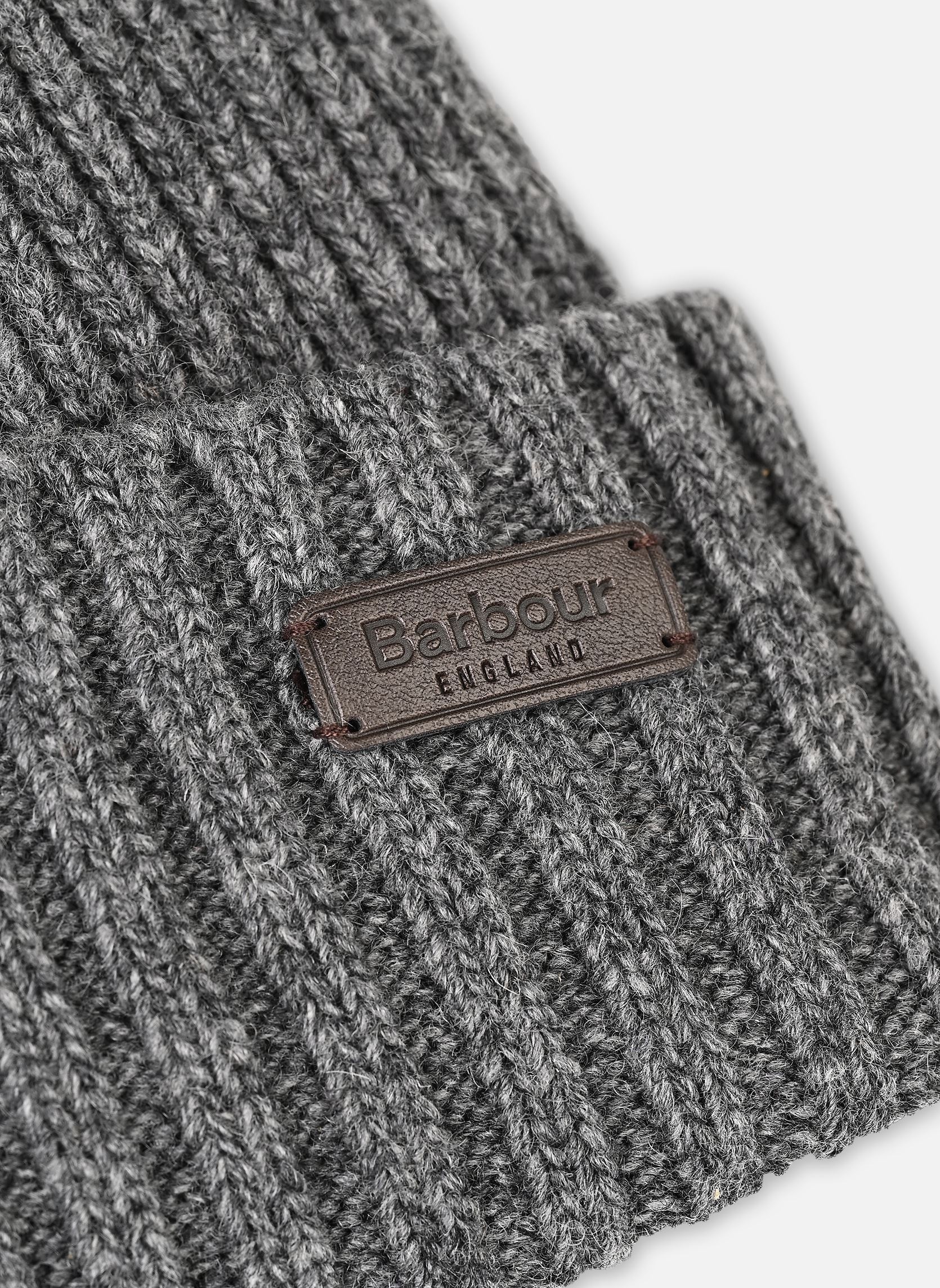 Mutsen Carlton beanie hat heren grijs Barbour Mutsen Carlton beanie hat heren grijs GREY