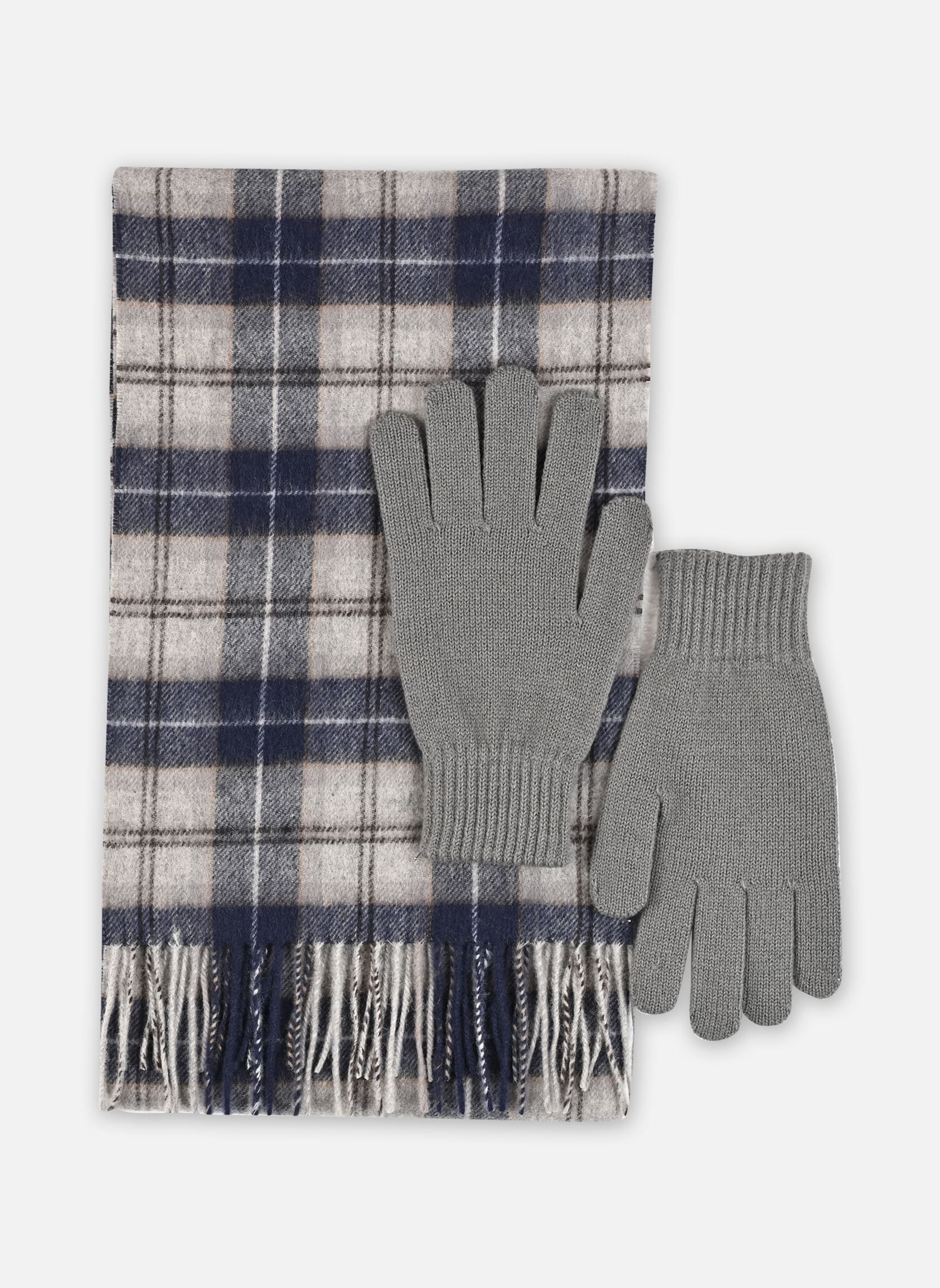 Echarpes barbour tartan scarf & glove gift set homme multicolore Barbour Echarpes barbour tartan scarf & glove gift set homme multicolore GREY MIDNIGHT