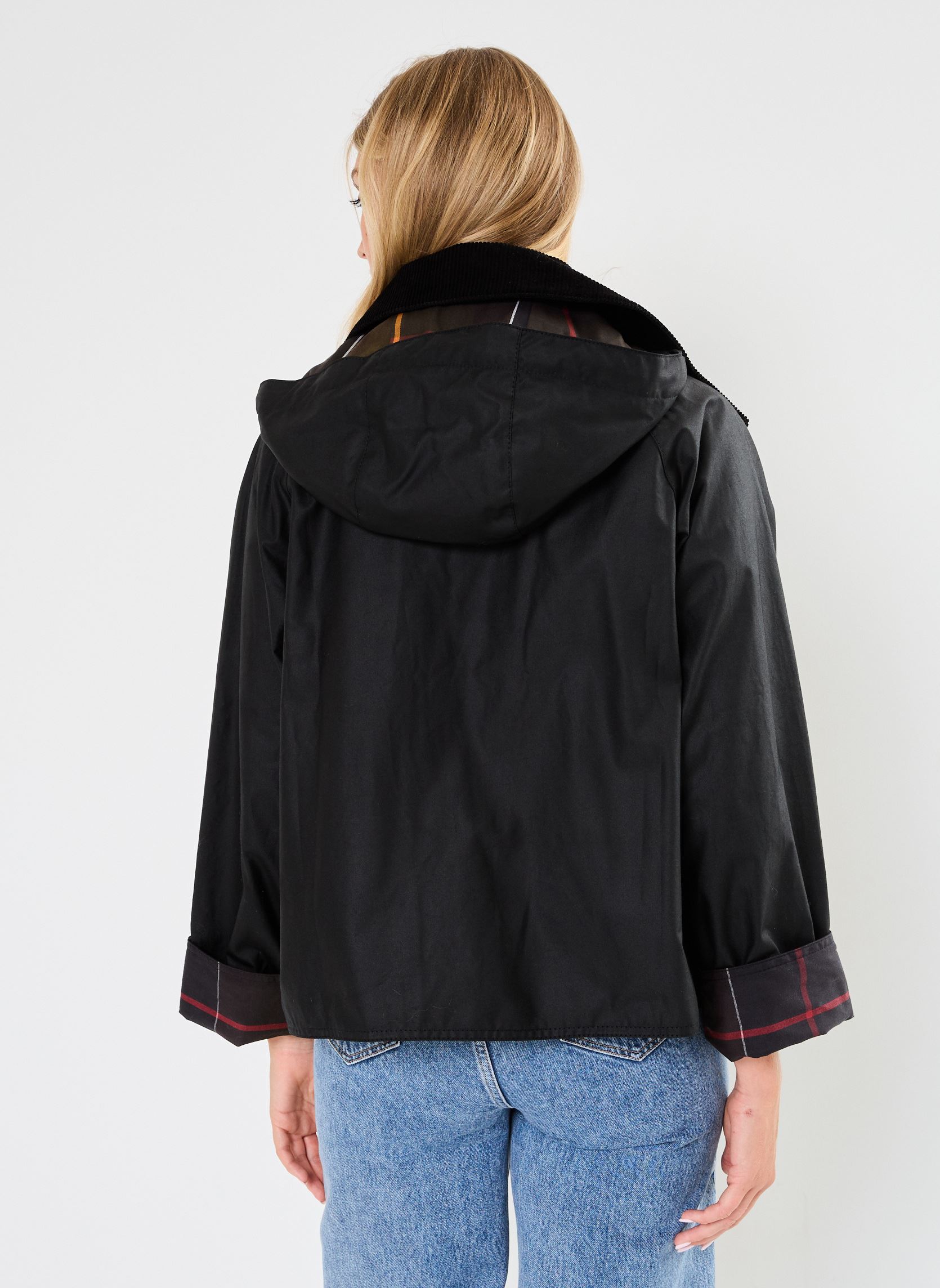 Parkas Reighton wax femme noir Barbour Parkas Reighton wax femme noir BLACK-CLASSIC
