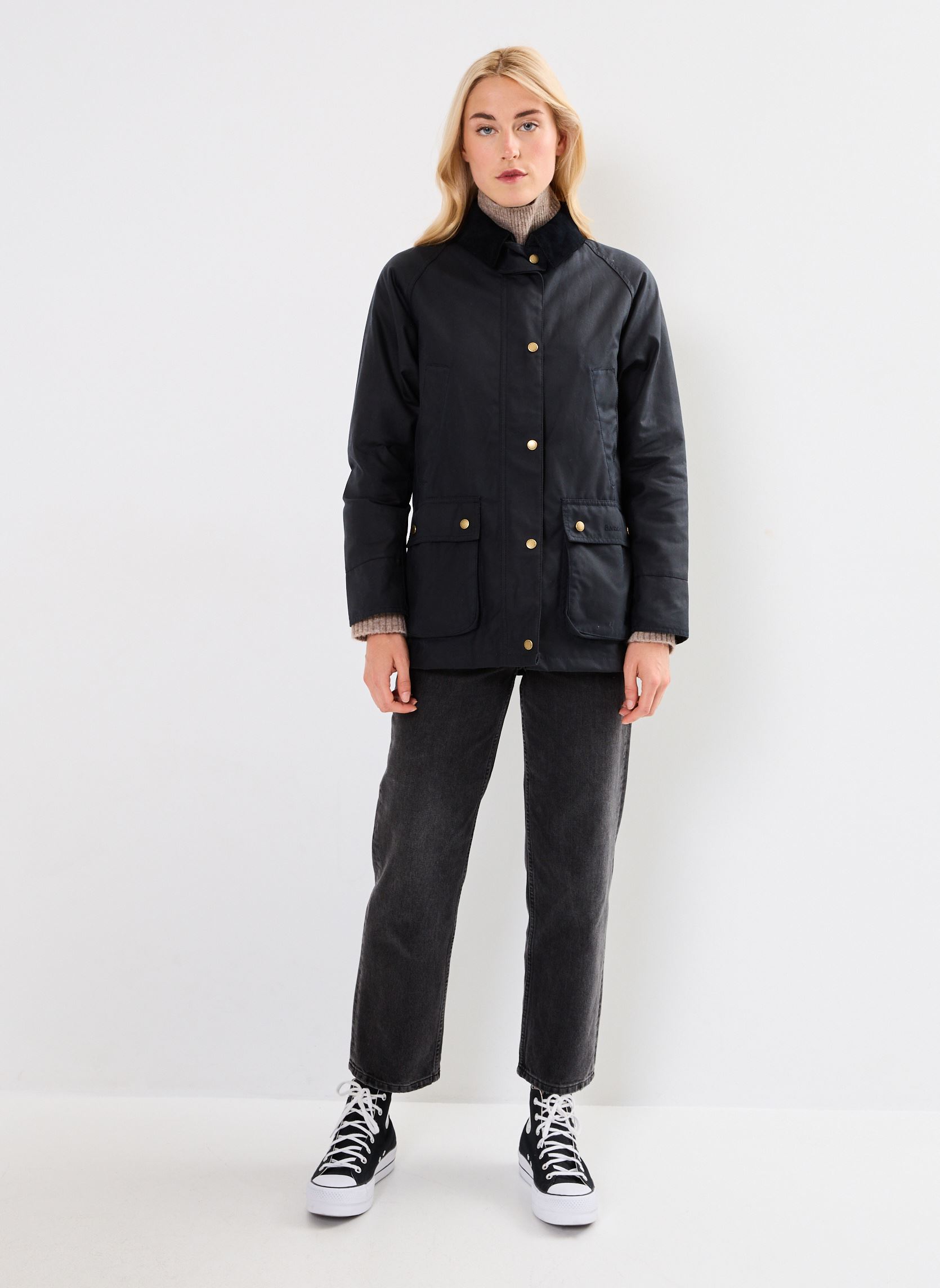 Parkas Acorn wax jacket damen blau Barbour Parkas Acorn wax jacket damen blau NAVY