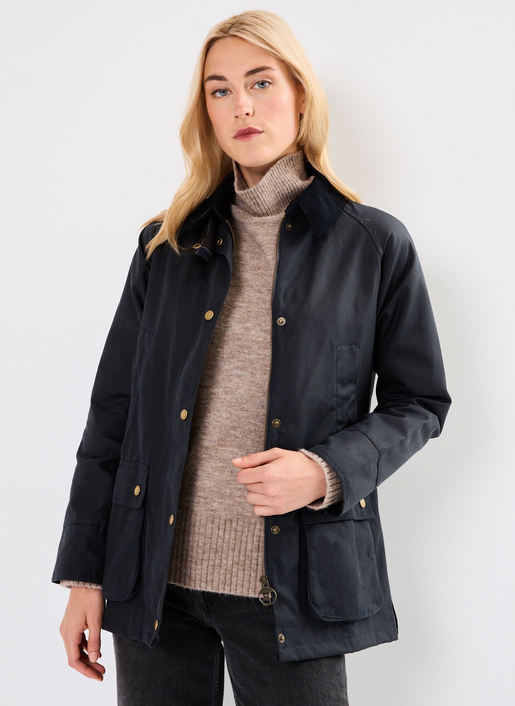 Parkas Acorn wax jacket damen blau Barbour Parkas Acorn wax jacket damen blau NAVY