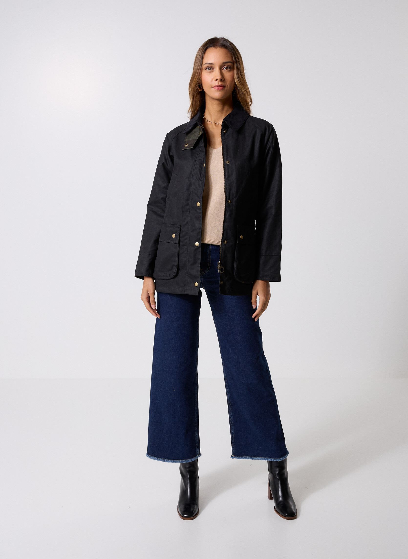 Parkas Acorn wax jacket mujer negro Barbour Parkas Acorn wax jacket mujer negro BLACK/CLASSIC
