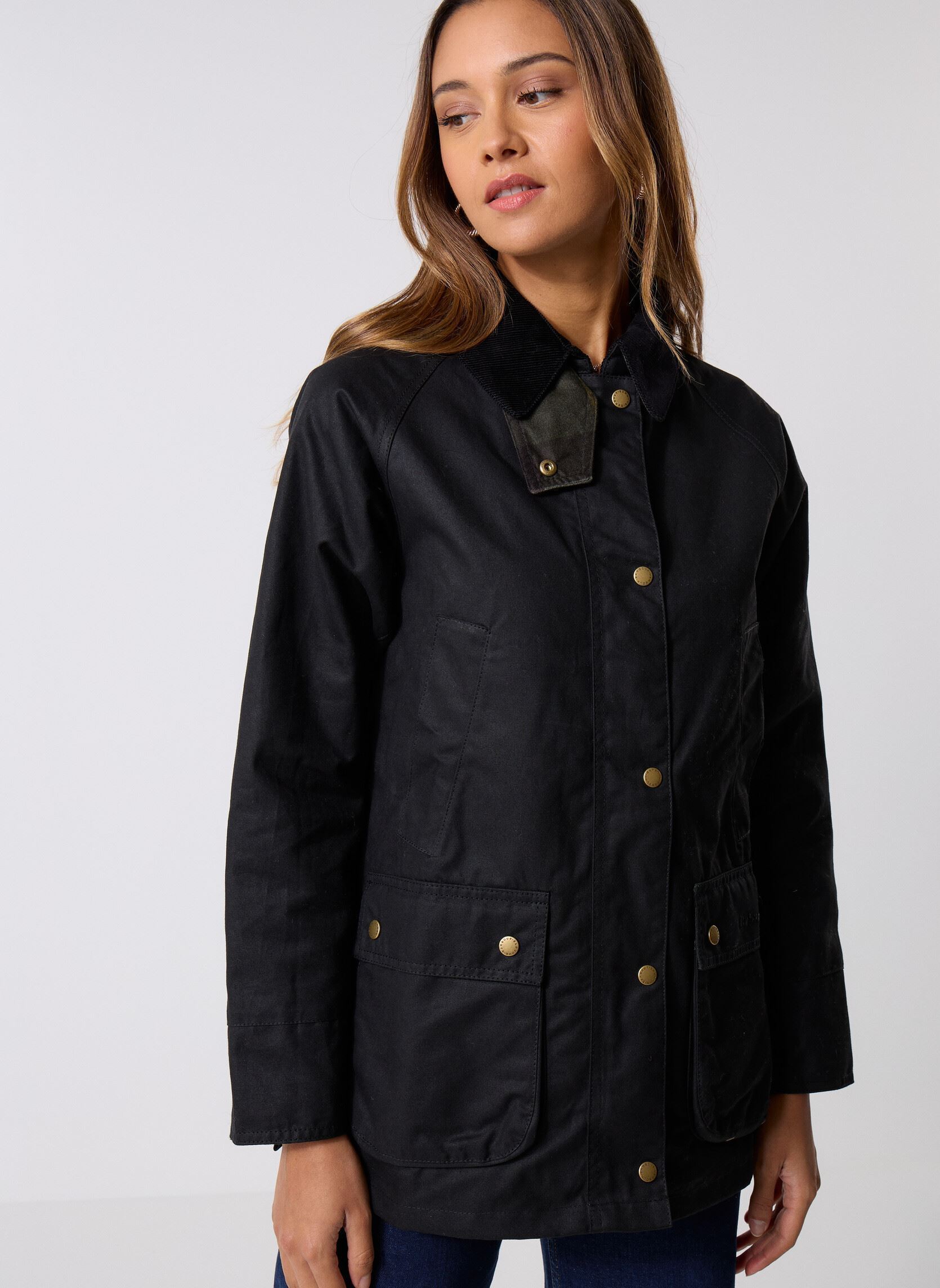 Parkas Acorn wax jacket mujer negro Barbour Parkas Acorn wax jacket mujer negro BLACK/CLASSIC