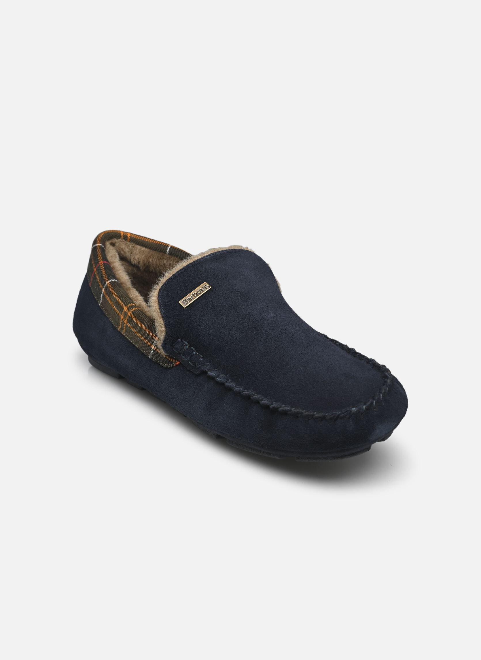 Mocassins Monty moccasin slipper homme bleu Barbour Mocassins Monty moccasin slipper homme bleu NAVY SUEDE