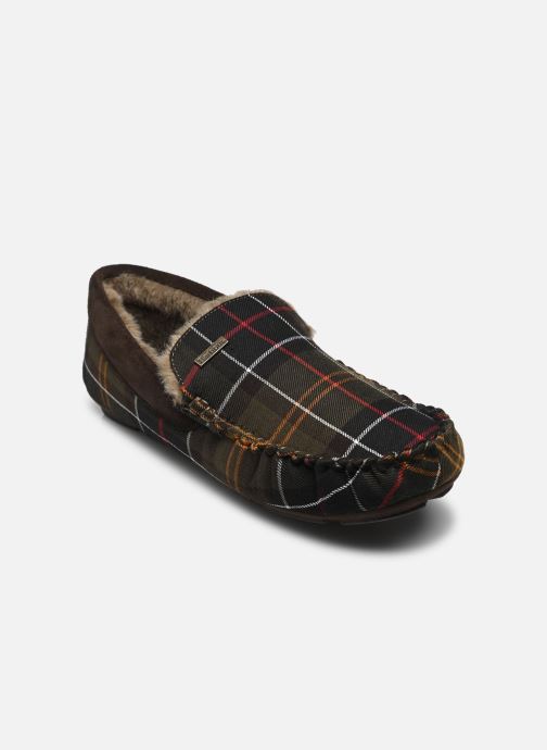 Barbour Mocassins Monty moccasin slipper homme vert