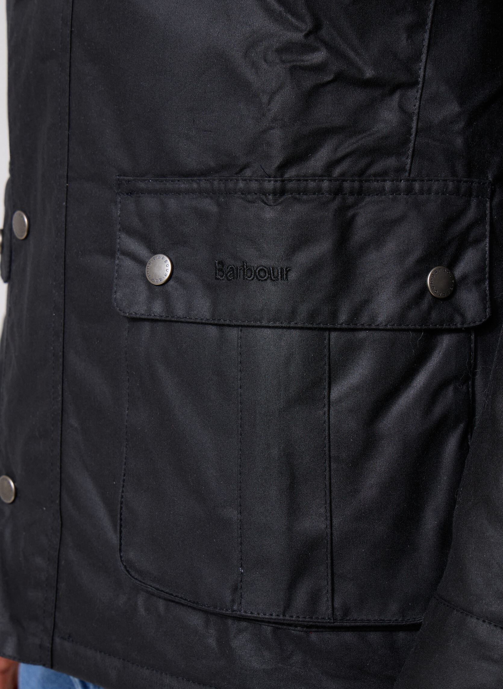 Vestes Duke wax jacket homme noir Barbour Vestes Duke wax jacket homme noir Black