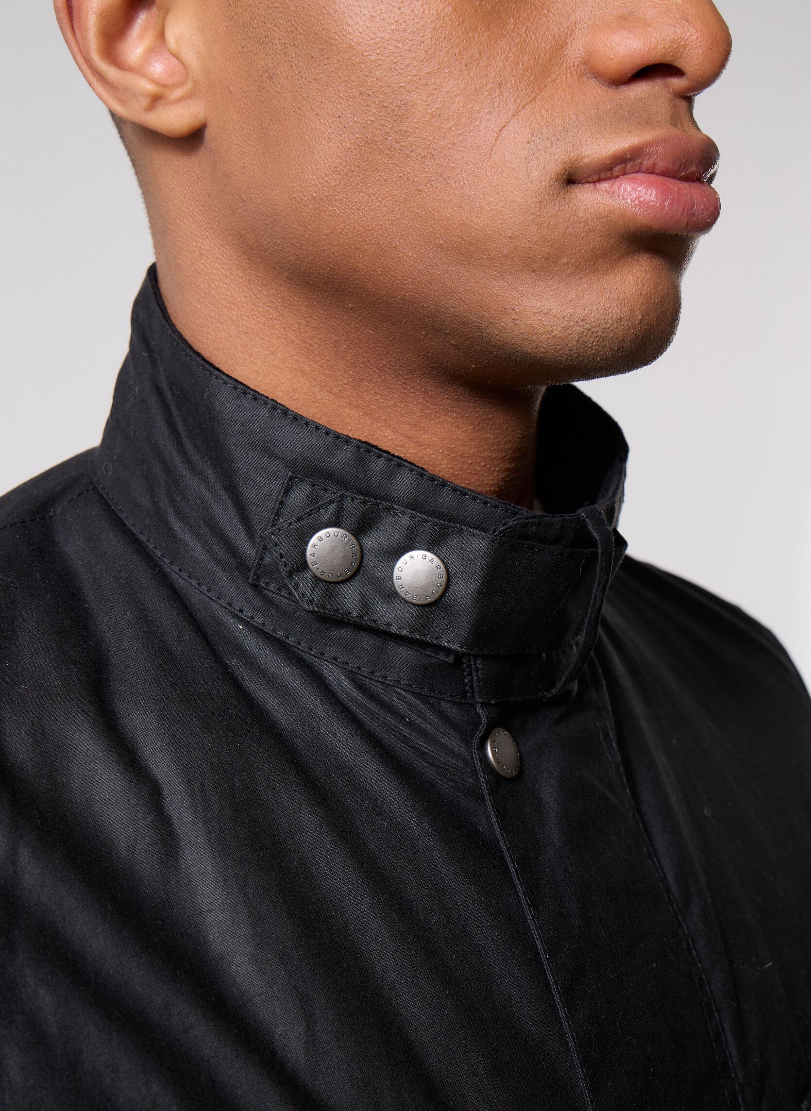 Vestes Duke wax jacket homme noir Barbour Vestes Duke wax jacket homme noir Black