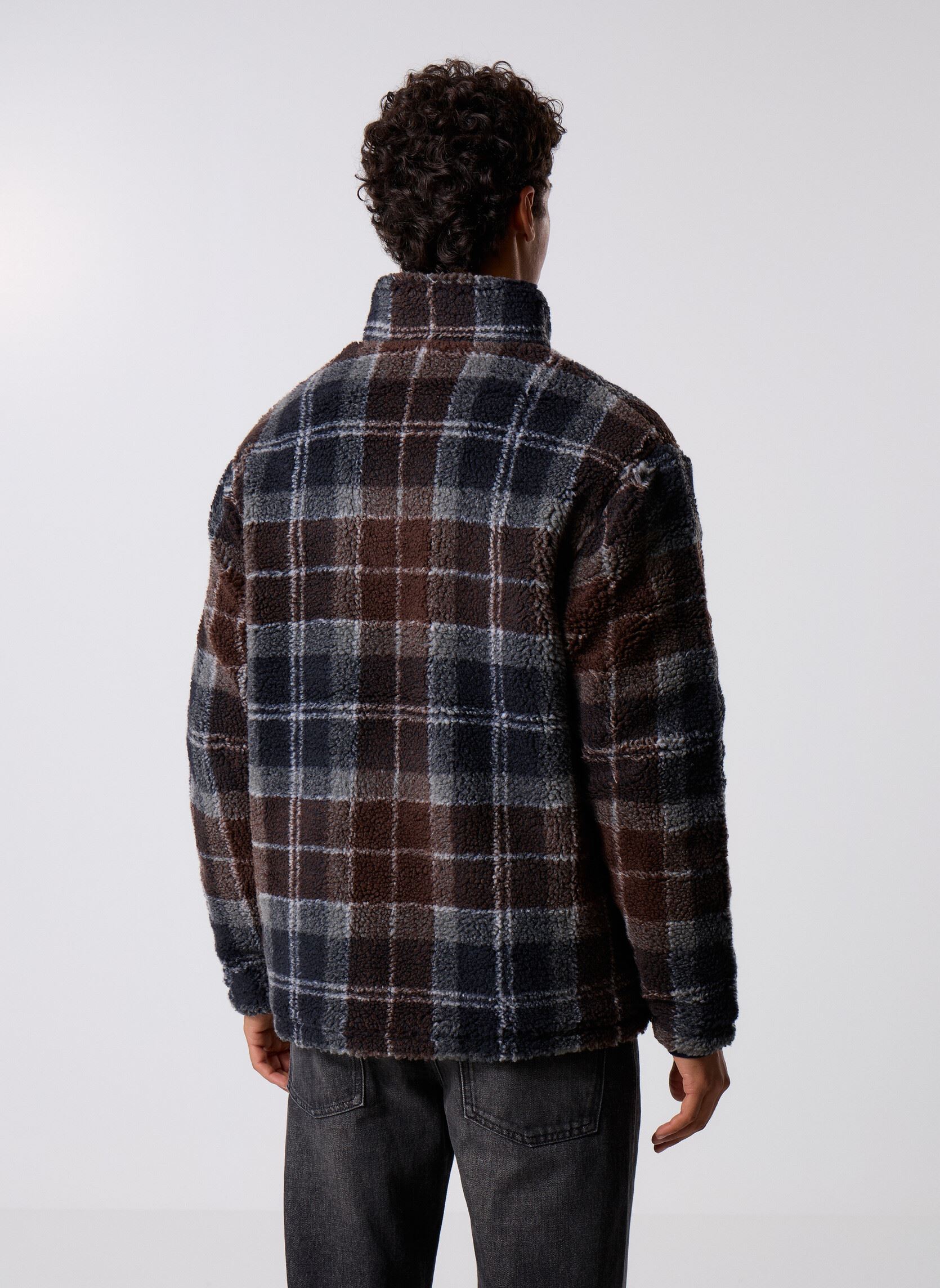Vestes Tartan fleece zip through homme multicolore Barbour Vestes Tartan fleece zip through homme multicolore MIDNIGHT OAK TARTAN