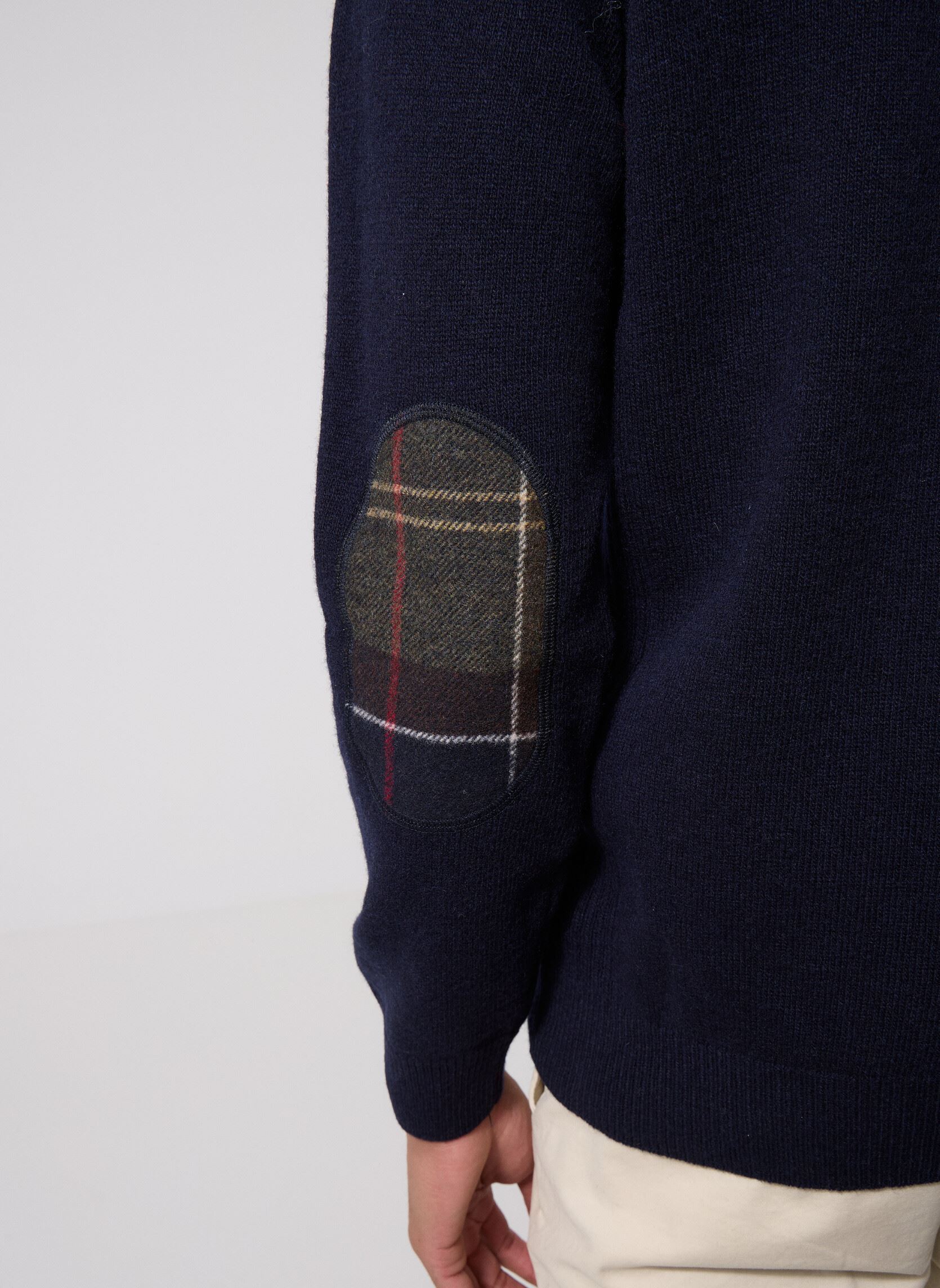 Pullover holden half zip knitted jumper herren blau Barbour Pullover holden half zip knitted jumper herren blau NAVY