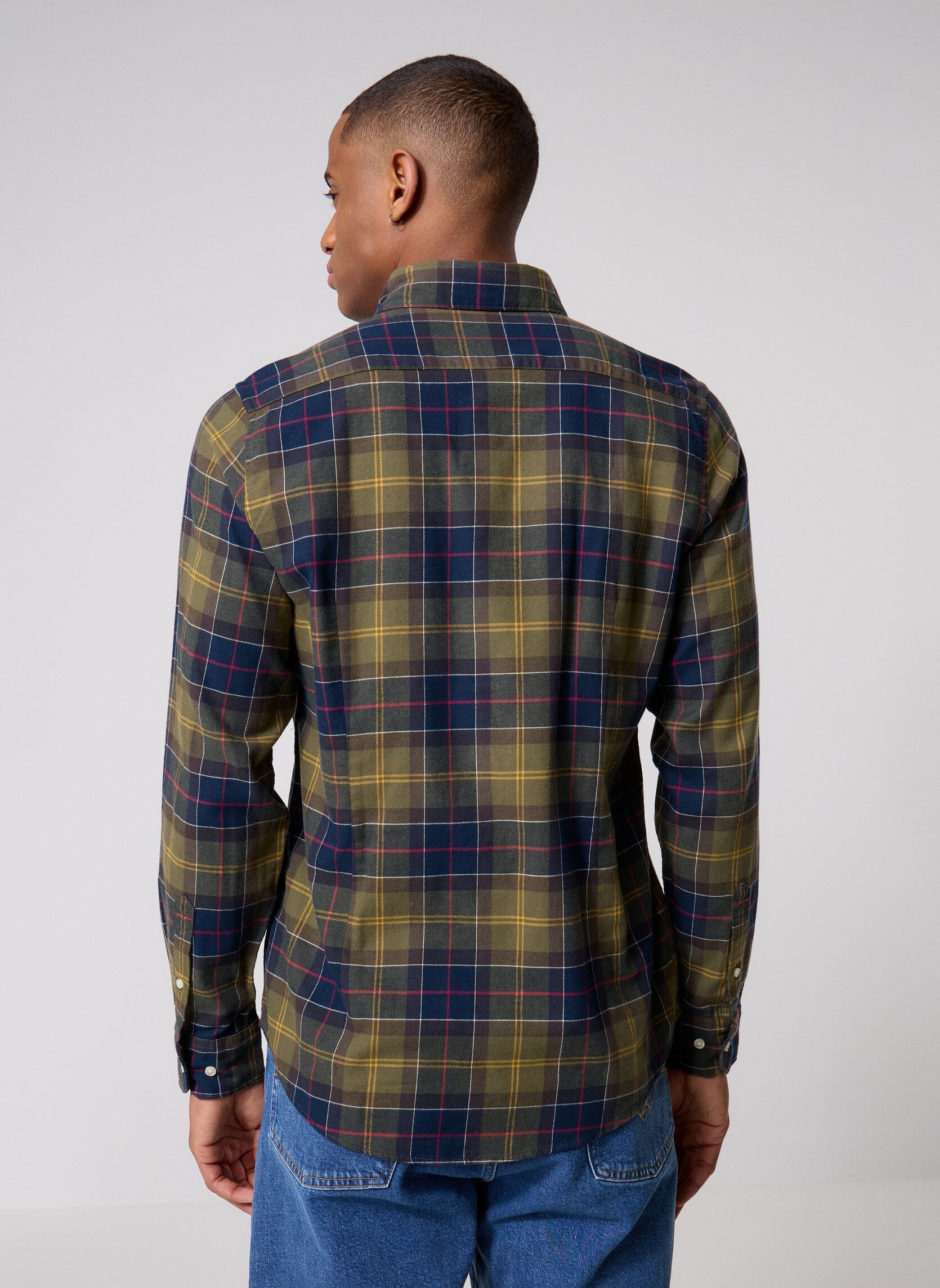 Chemises Fortrose tailored tartan shirt homme vert Barbour Chemises Fortrose tailored tartan shirt homme vert CLASSIC TARTAN