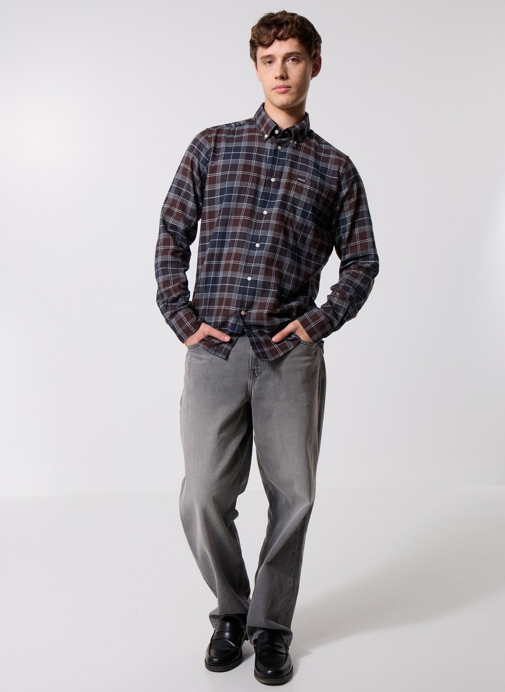 Chemises Fortrose tailored tartan shirt homme multicolore Barbour Chemises Fortrose tailored tartan shirt homme multicolore MIDNIGHT OAK TARTAN