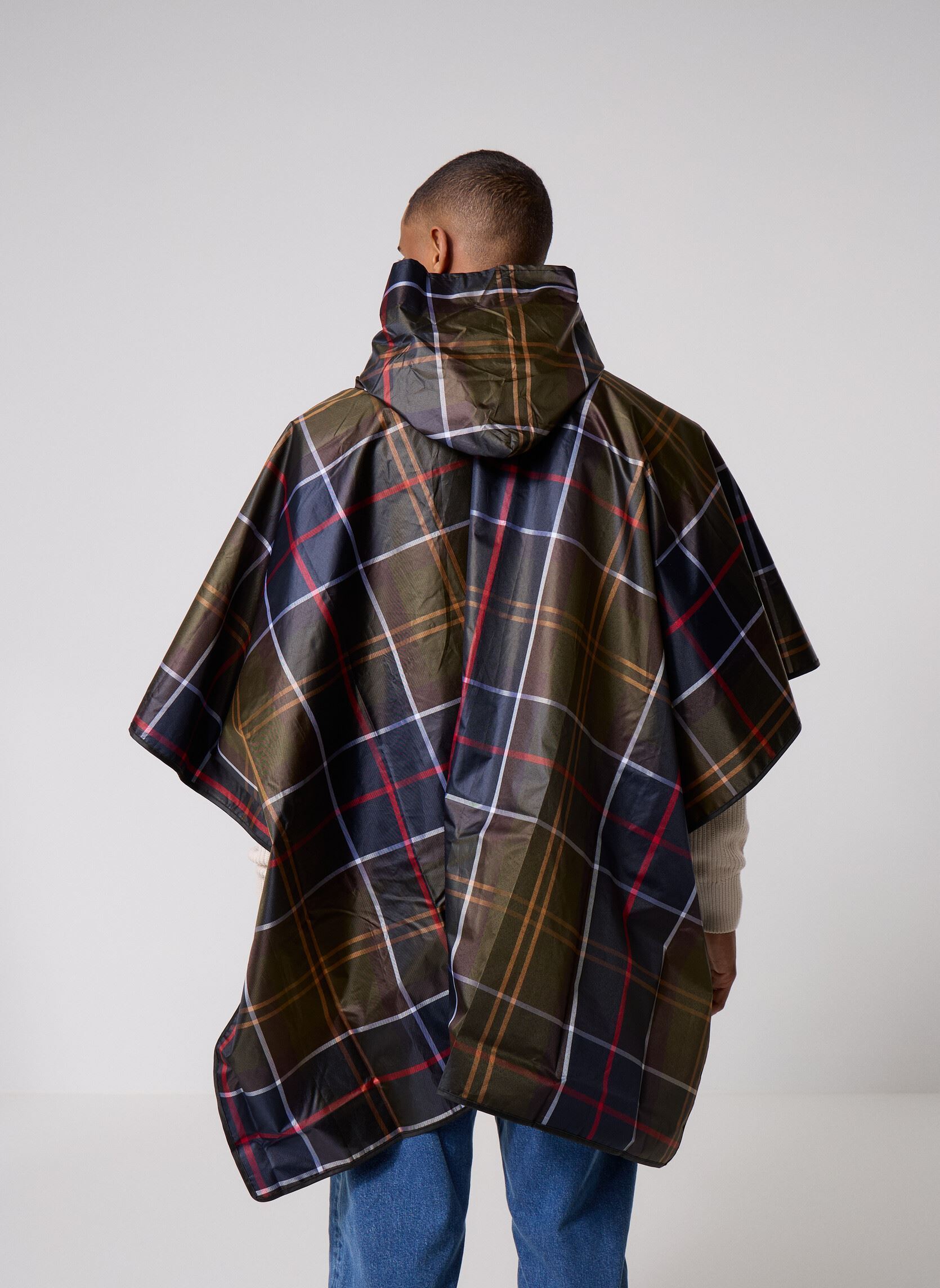Vestes imperméables Tartan showerproof poncho - Unisex M homme vert Barbour Vestes imperméables Tartan showerproof poncho - Unisex M homme vert Classic Tartan