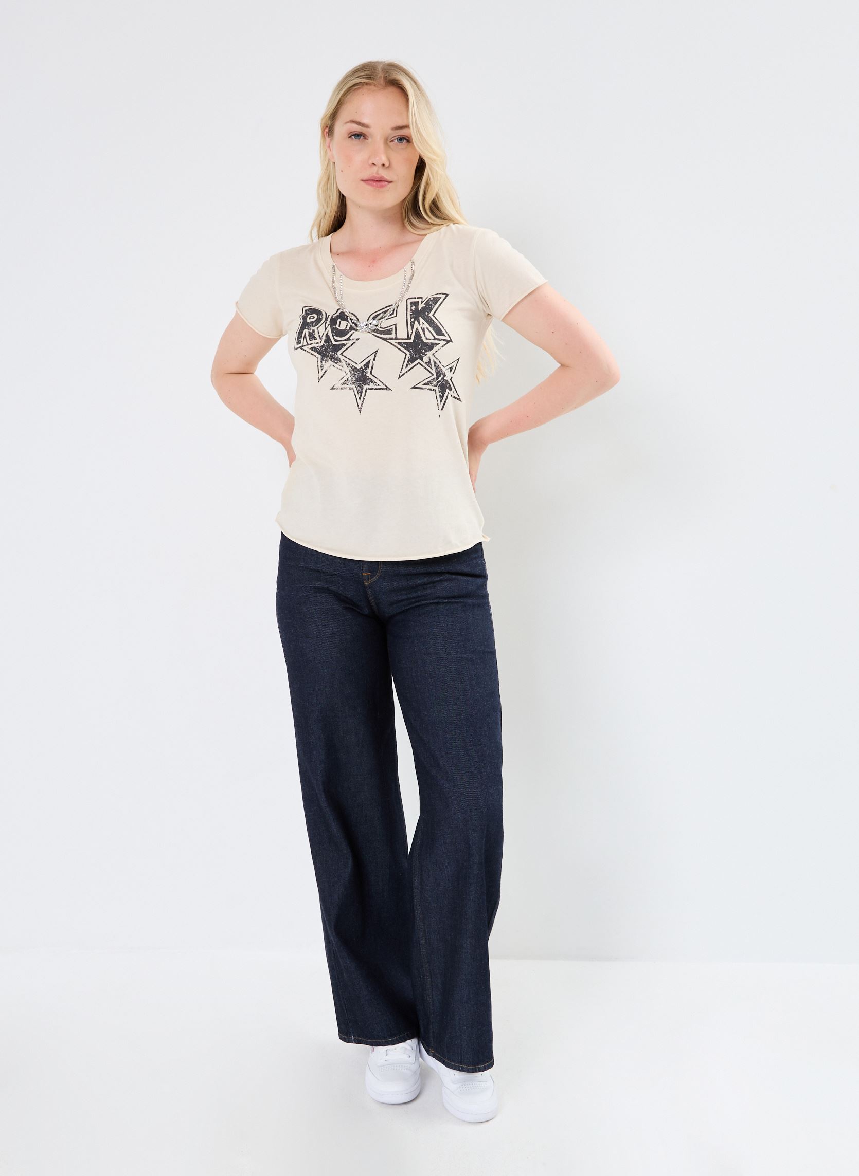 Jeans large STELLA A LINE femme noir Lee Jeans large STELLA A LINE femme noir DARK BEAT