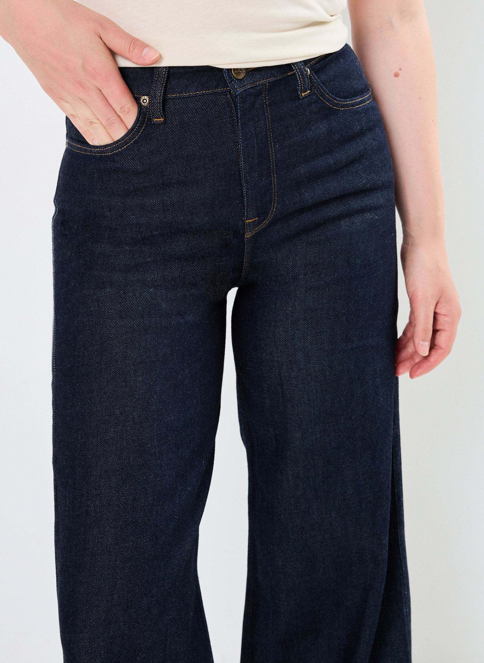 Jeans large STELLA A LINE femme noir Lee Jeans large STELLA A LINE femme noir DARK BEAT
