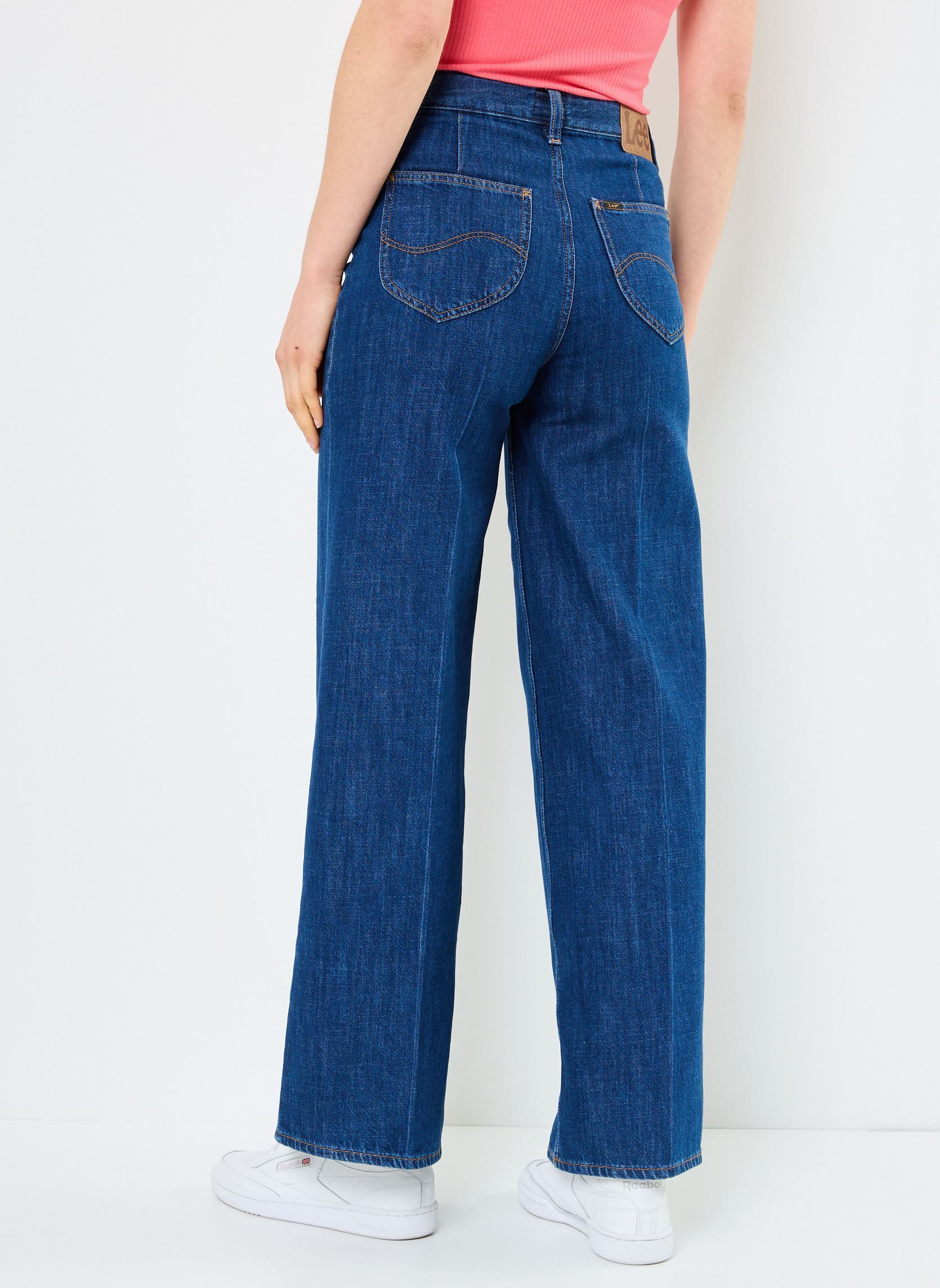 Wijde jeans / Flared Jeans STELLA A LINE dames blauw Lee Wijde jeans / Flared Jeans STELLA A LINE dames blauw DARK ETON