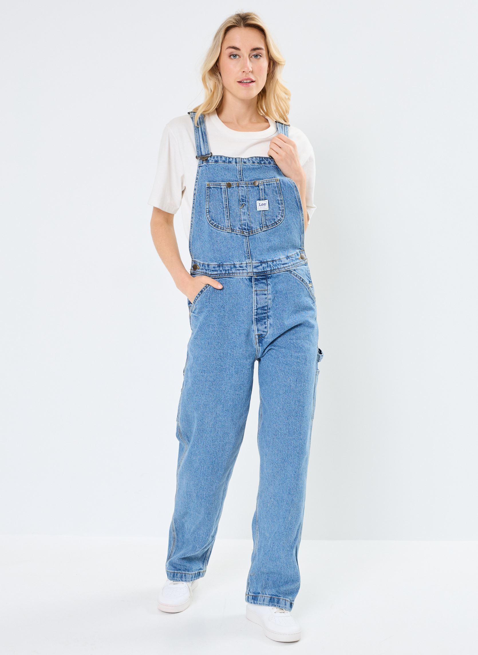 Salopettes LEE BIB bleu Lee Salopettes LEE BIB bleu MID WASH