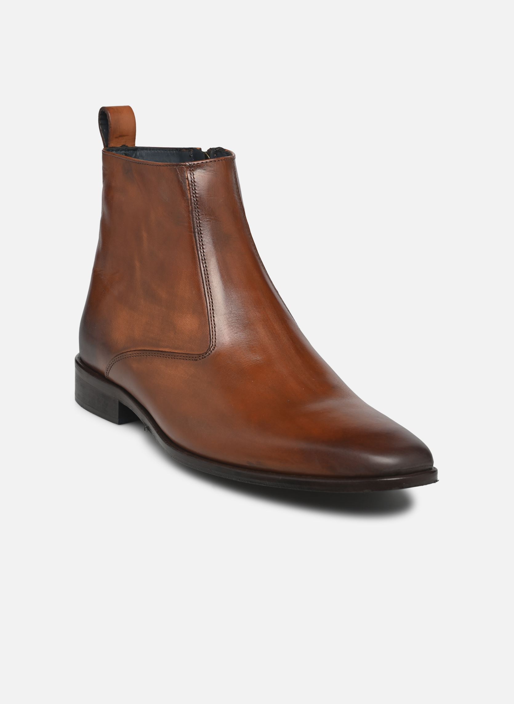 Bottines et bottes Vusso Cousu Blake homme marron Marvin&Co Luxe Bottines et bottes Vusso Cousu Blake homme marron Cognac