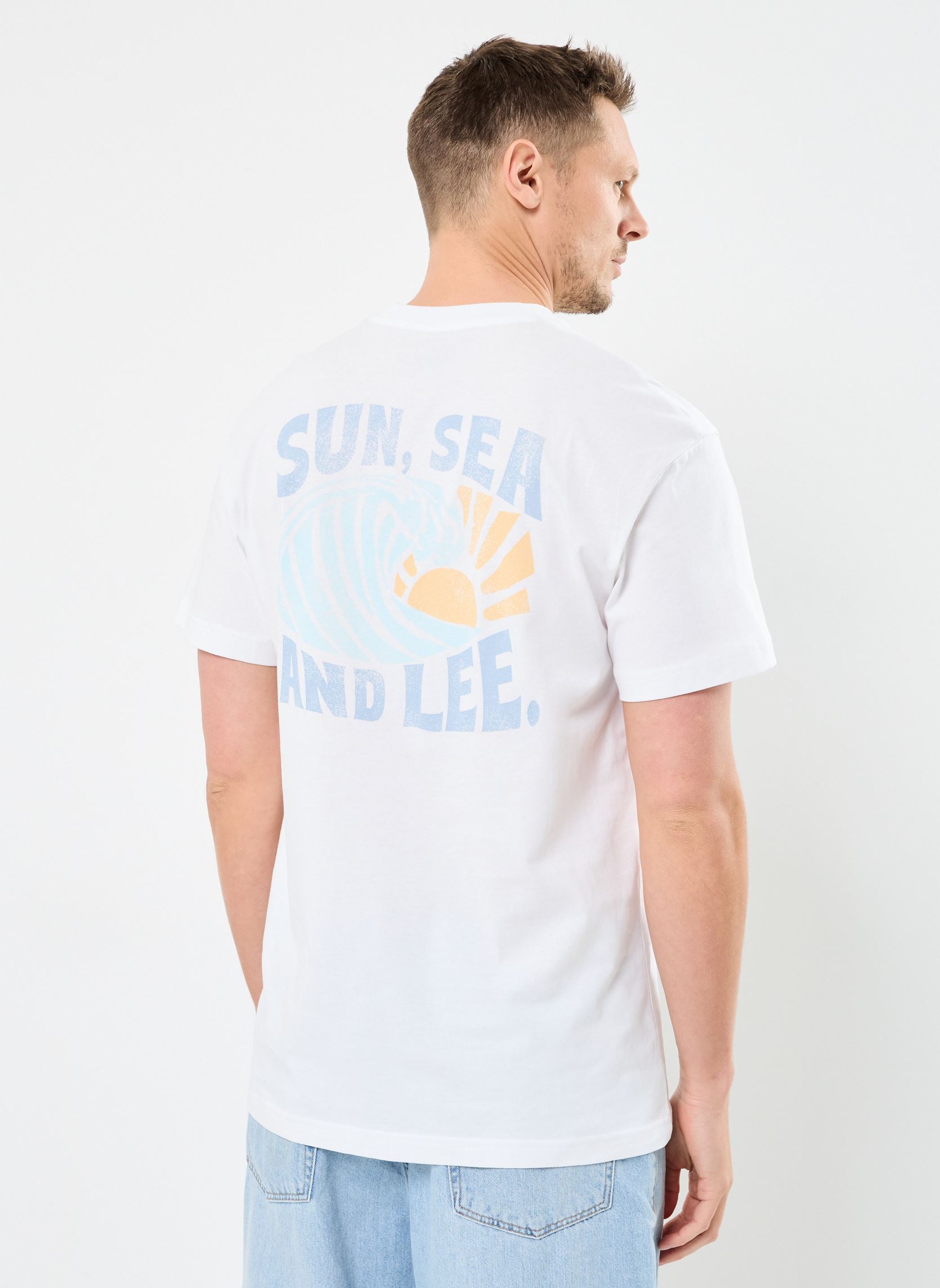 Tee-shirts manches courtes SS RELAXED TEE homme blanc Lee Tee-shirts manches courtes SS RELAXED TEE homme blanc BRIGHT WHITE