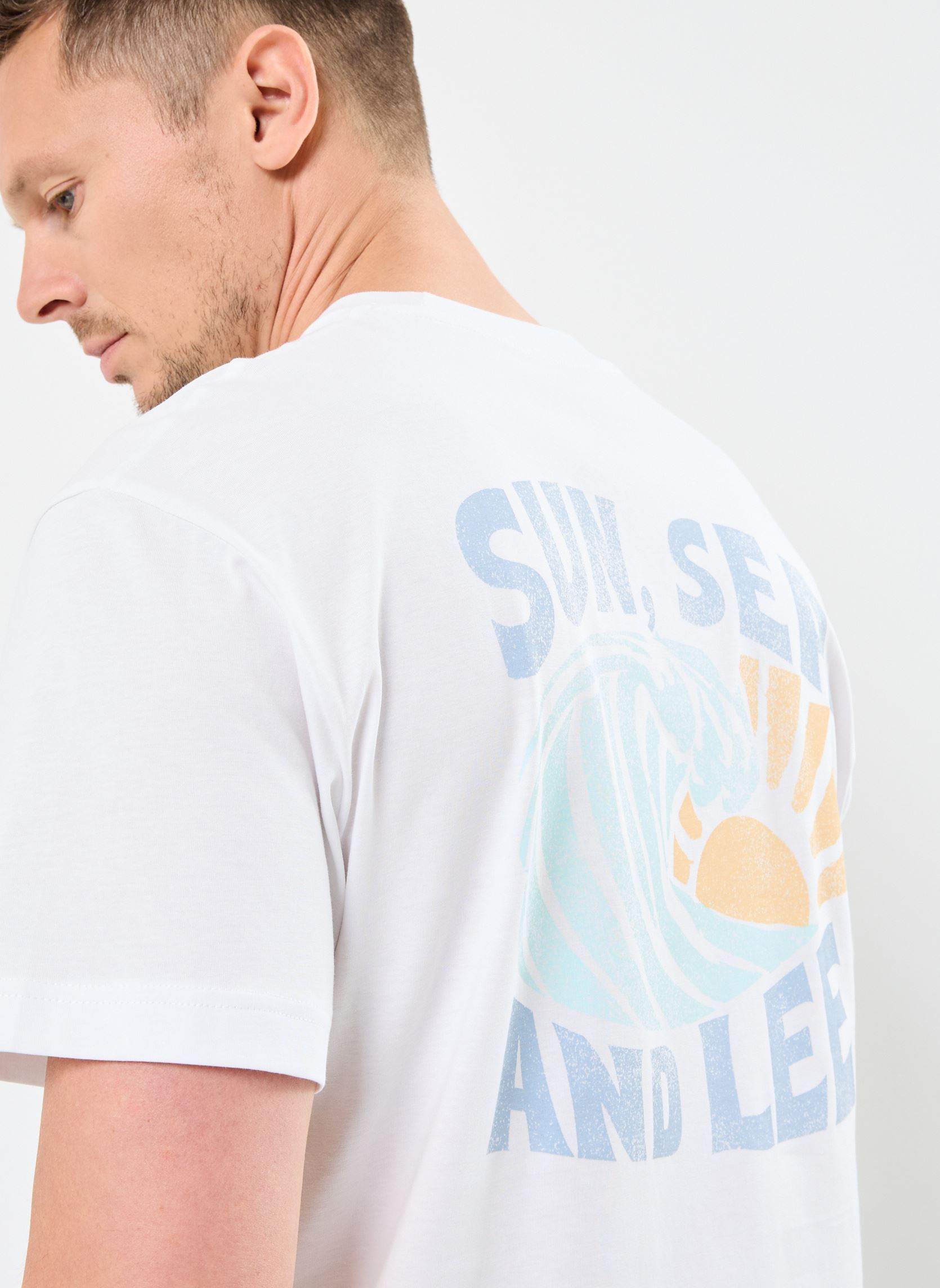 Tee-shirts manches courtes SS RELAXED TEE homme blanc Lee Tee-shirts manches courtes SS RELAXED TEE homme blanc BRIGHT WHITE