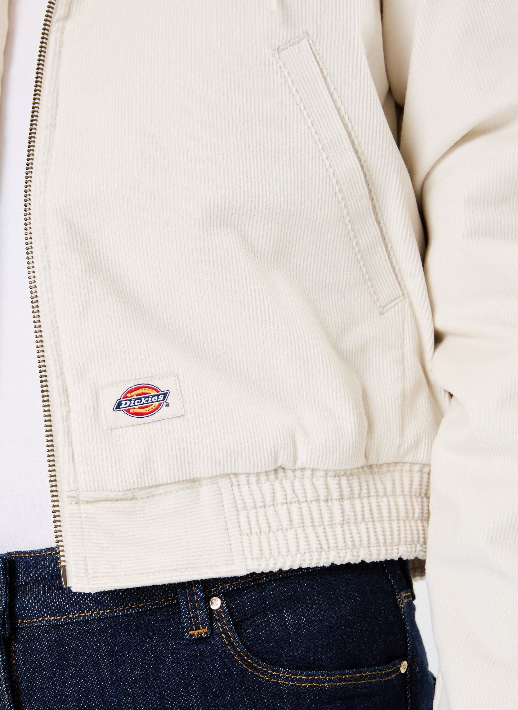 Vestes Corduroy Hooded Jacket W femme blanc Dickies Vestes Corduroy Hooded Jacket W femme blanc WHITECAP GRAY