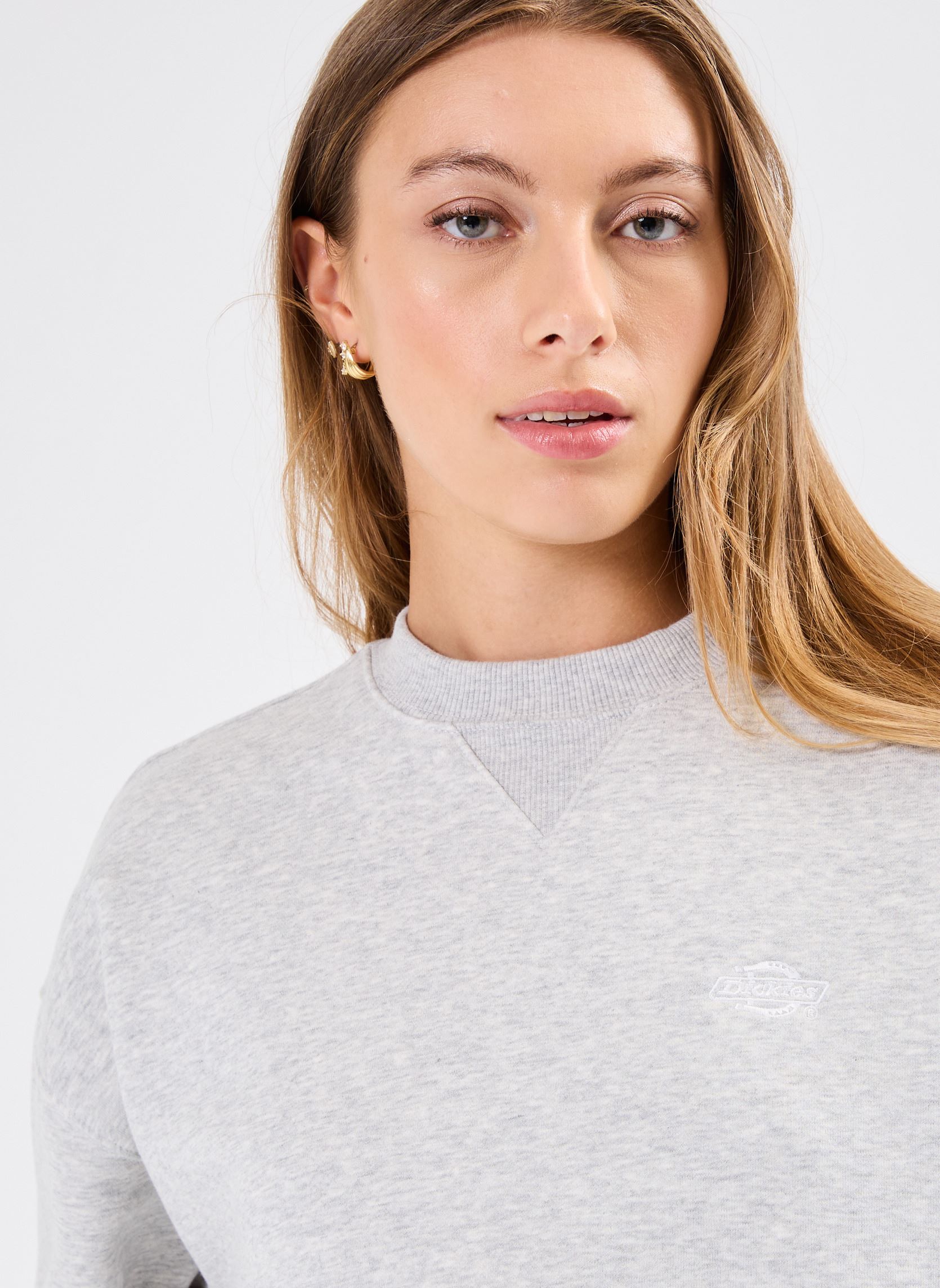 Sweater Summerdale Sweatshirt dames grijs Dickies Sweater Summerdale Sweatshirt dames grijs LIGHT GRAY