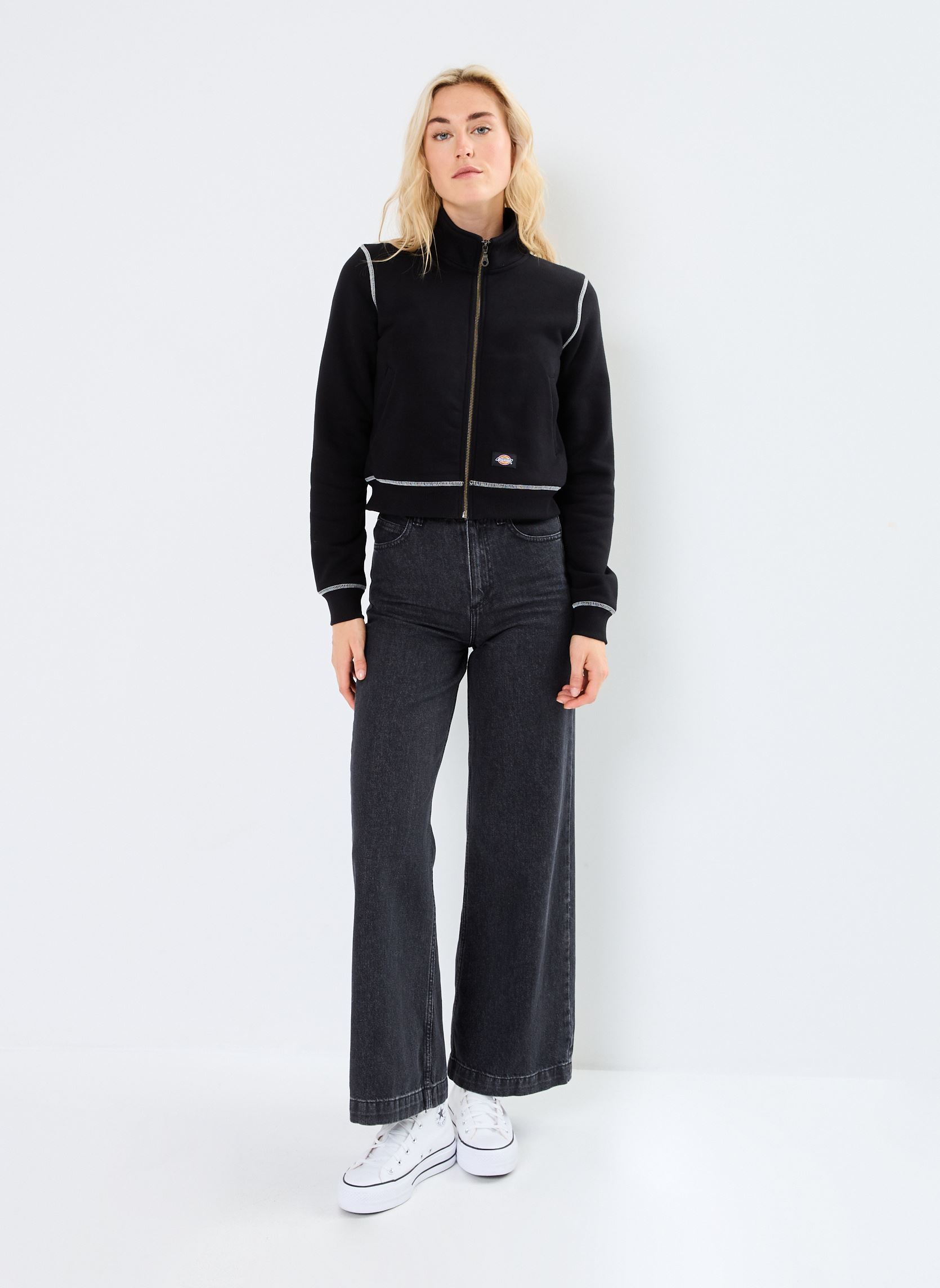 Sweats zippés Arlee Zip Through W femme noir Dickies Sweats zippés Arlee Zip Through W femme noir BLACK