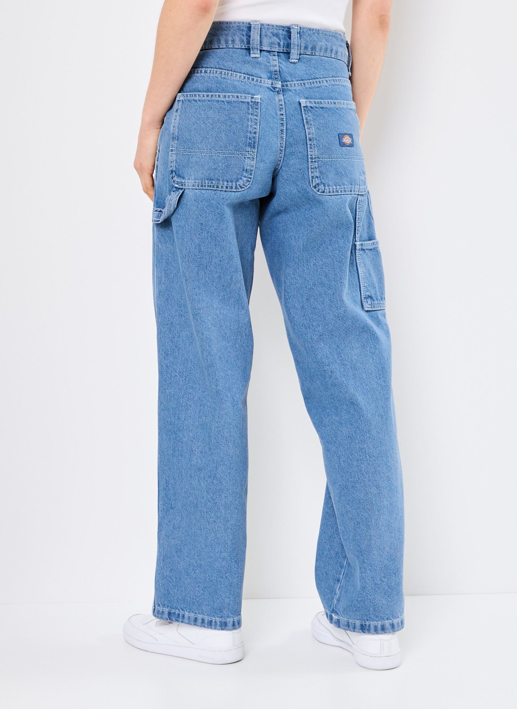 Jeans mom Stevensville Carpenter W femme bleu Dickies Jeans mom Stevensville Carpenter W femme bleu CLASSIC BLUE