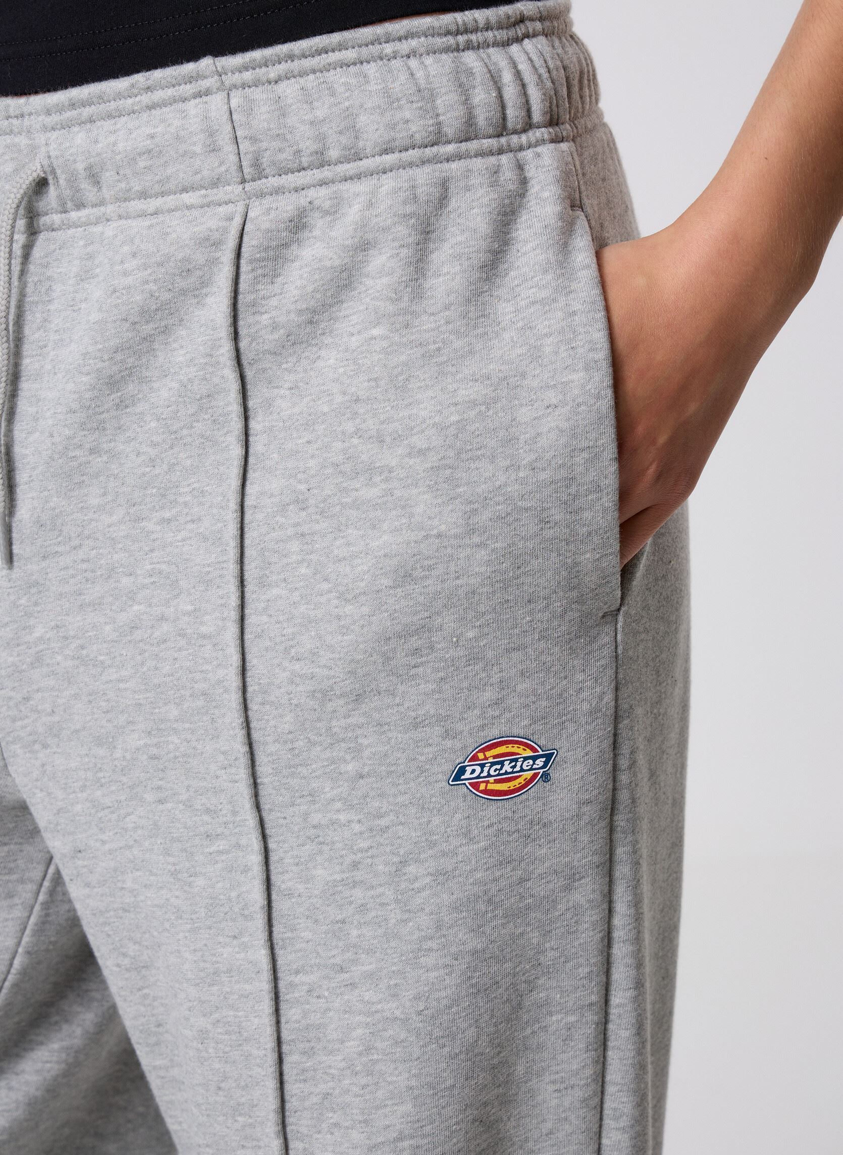 Trainingsbroeken Mapleton Straight Sweatpnt W dames grijs Dickies Trainingsbroeken Mapleton Straight Sweatpnt W dames grijs GREY MELANGE