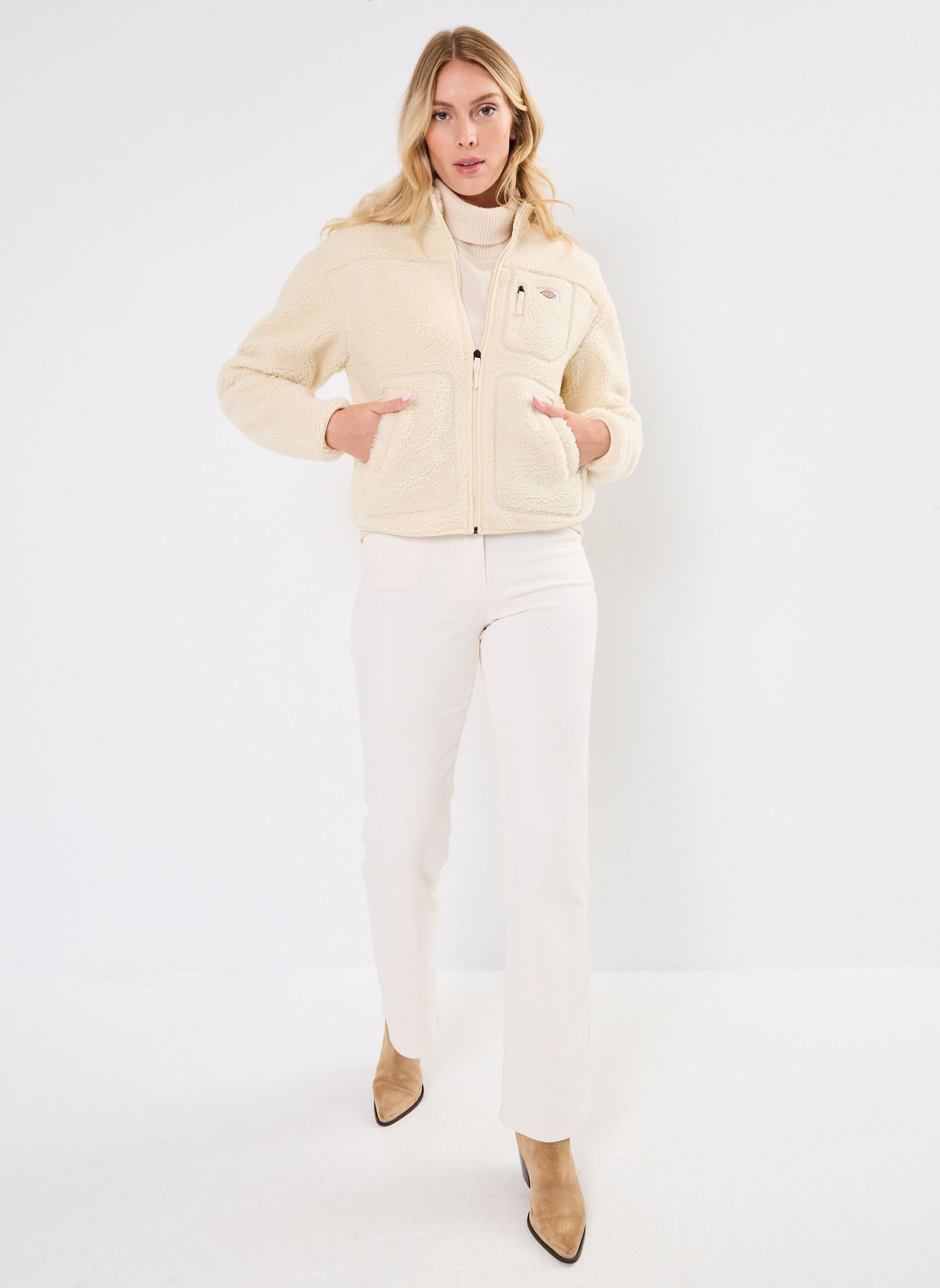 Fleece truien Mount Hope Fleece W dames wit Dickies Fleece truien Mount Hope Fleece W dames wit WHITECAP GRAY
