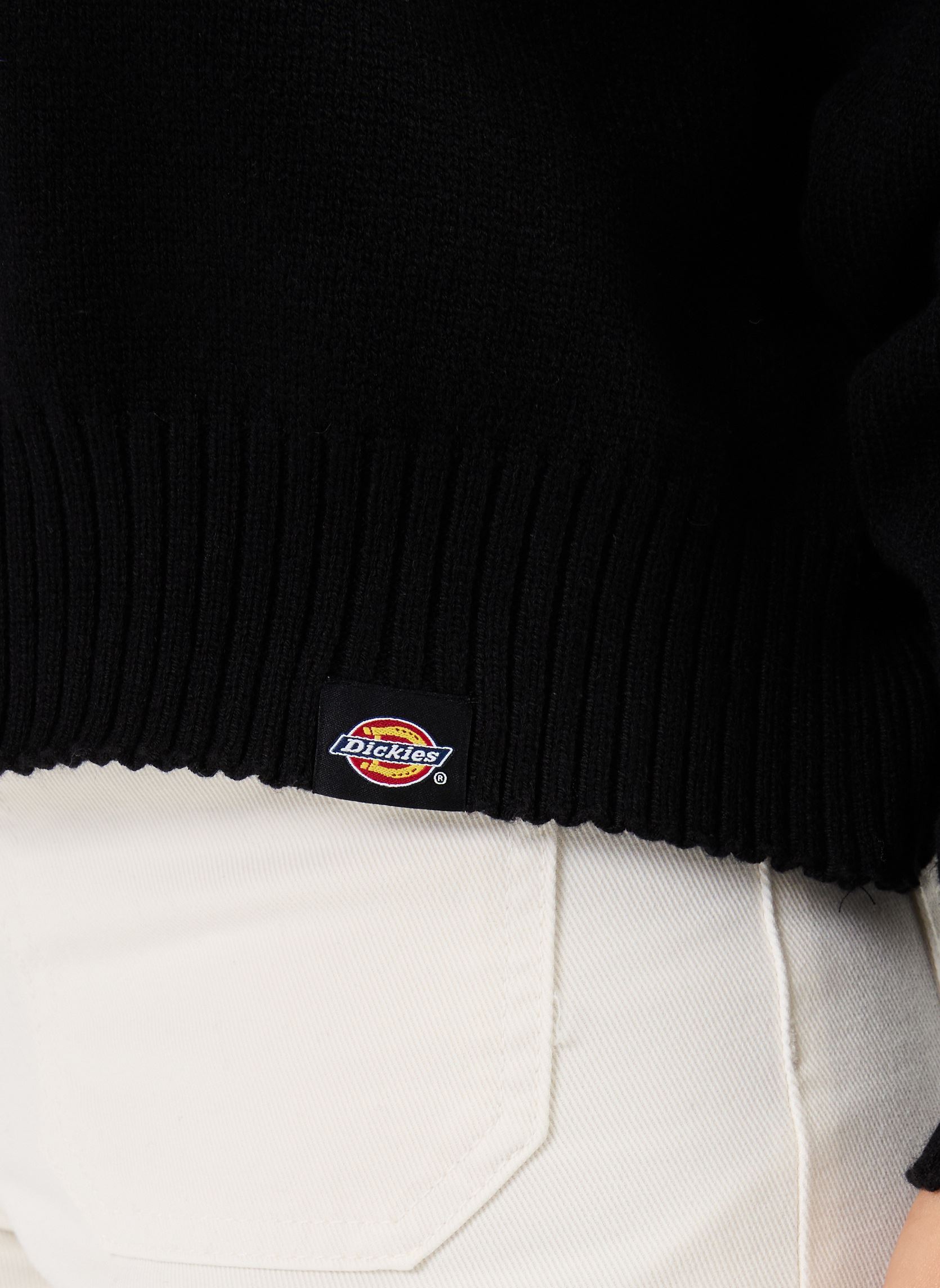 Sweats zippés East Helena 1/4 Zip Sweater W femme noir Dickies Sweats zippés East Helena 1/4 Zip Sweater W femme noir BLACK