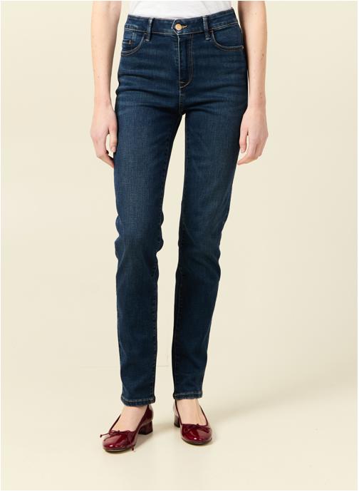 Bonobo Jeans droit SEOUL-CLEM1 femme bleu