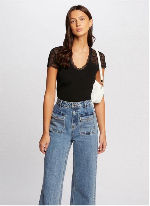 Morgan Pulls 241-MSTACY femme noir