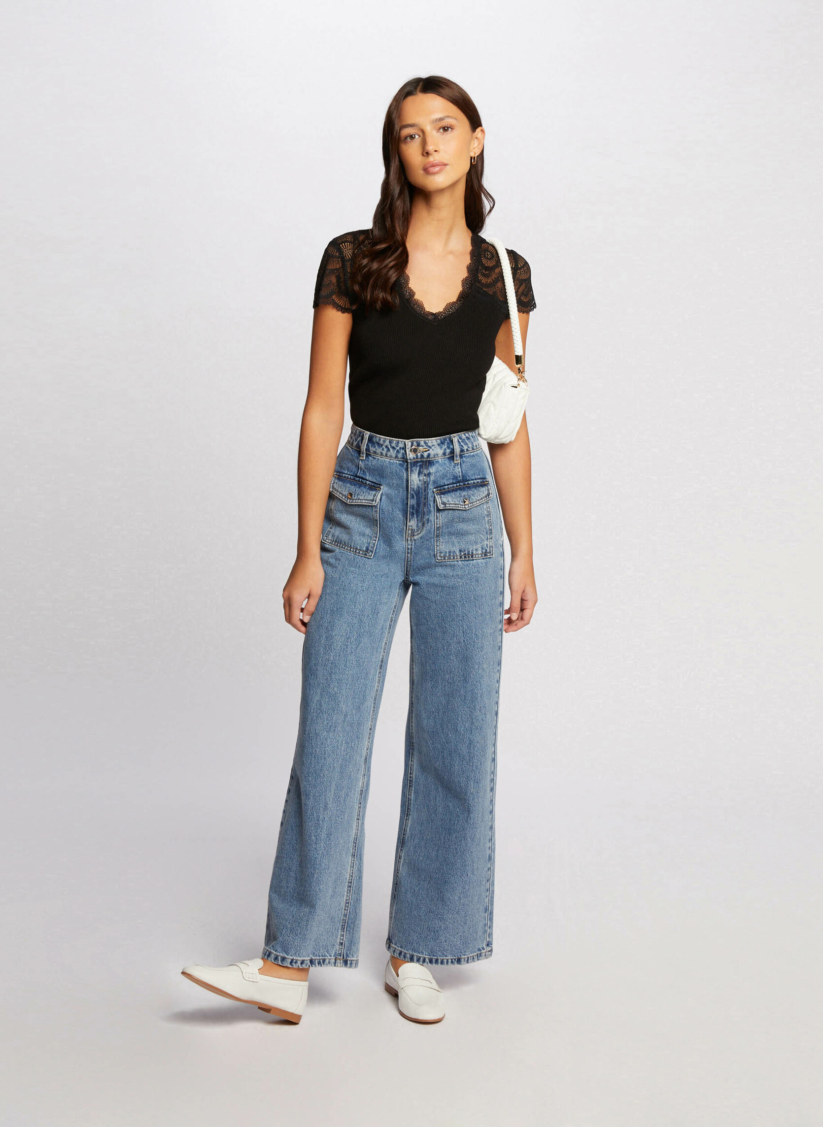 Pulls 241-MSTACY femme noir Morgan Pulls 241-MSTACY femme noir Noir
