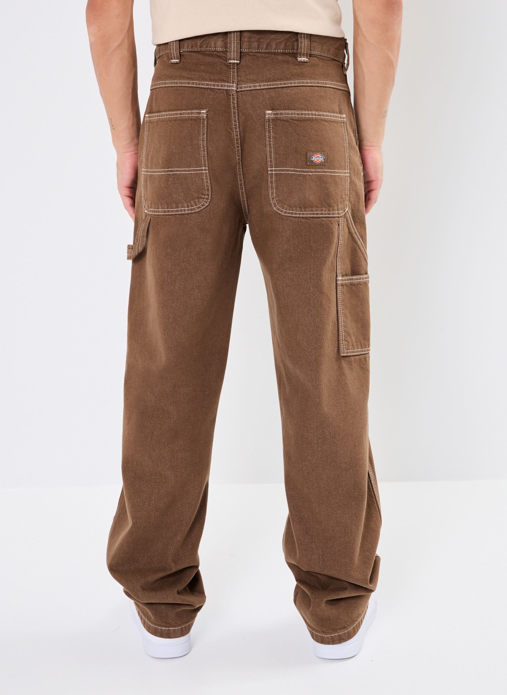 Rechte jeans / Straight Leg Jeans Stevensville carpenter heren bruin Dickies Rechte jeans / Straight Leg Jeans Stevensville carpenter heren bruin MUSHROOM