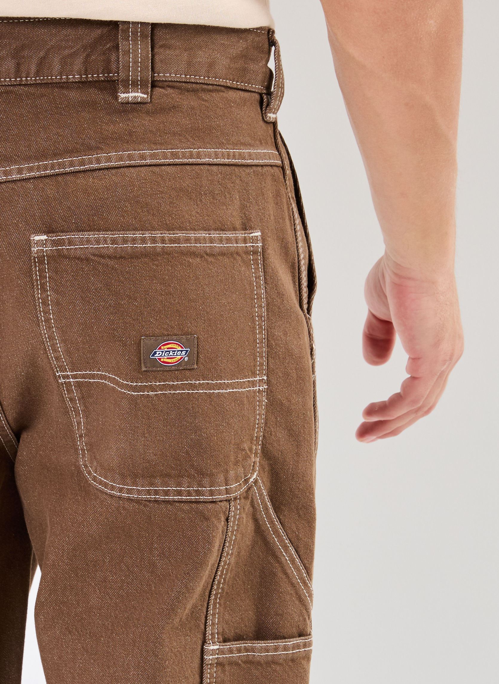 Rechte jeans / Straight Leg Jeans Stevensville carpenter heren bruin Dickies Rechte jeans / Straight Leg Jeans Stevensville carpenter heren bruin MUSHROOM