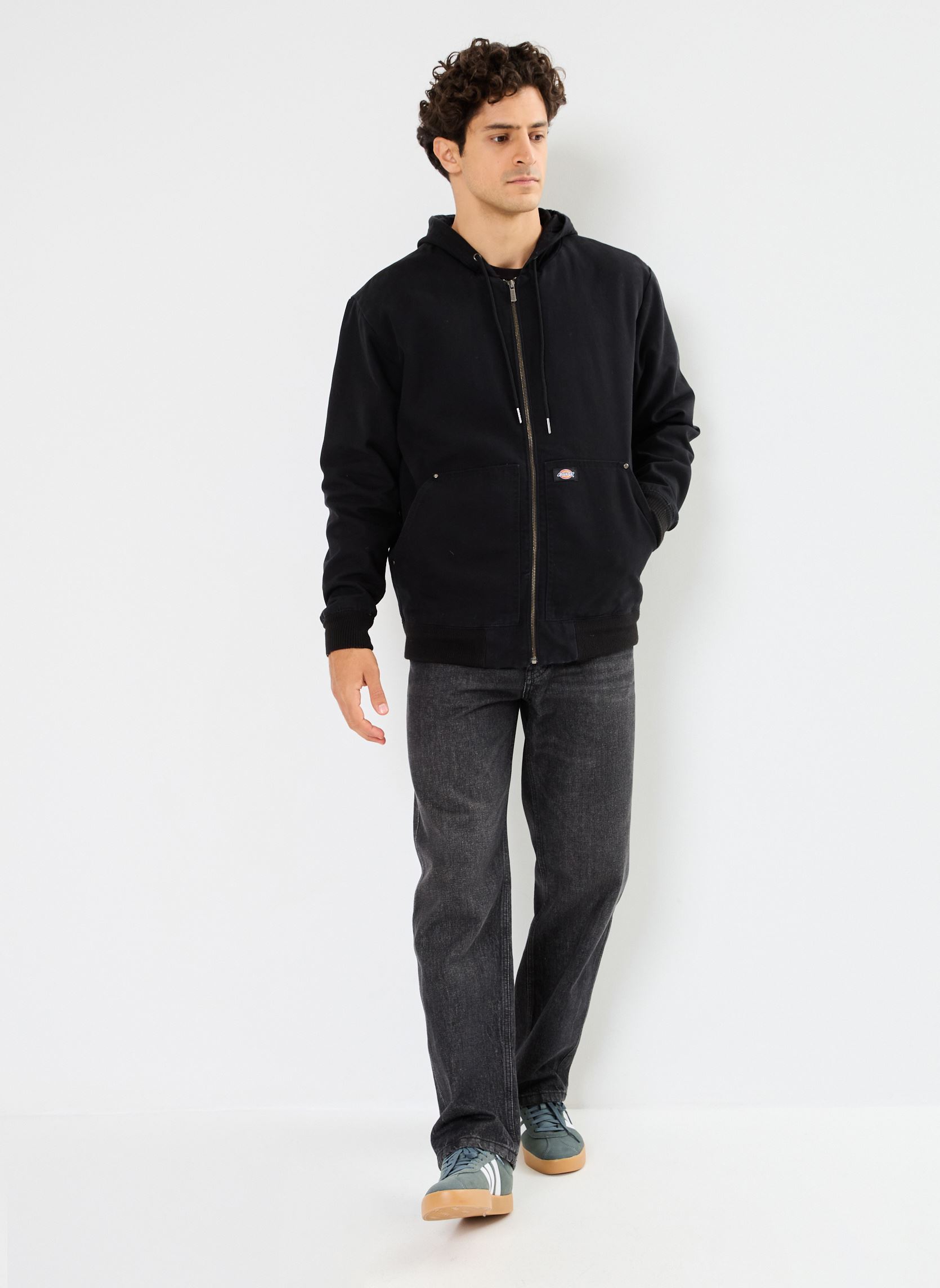 Chaquetas Dickies hooded duck canvas jacket sw hombre negro Dickies Chaquetas Dickies hooded duck canvas jacket sw hombre negro BLACK